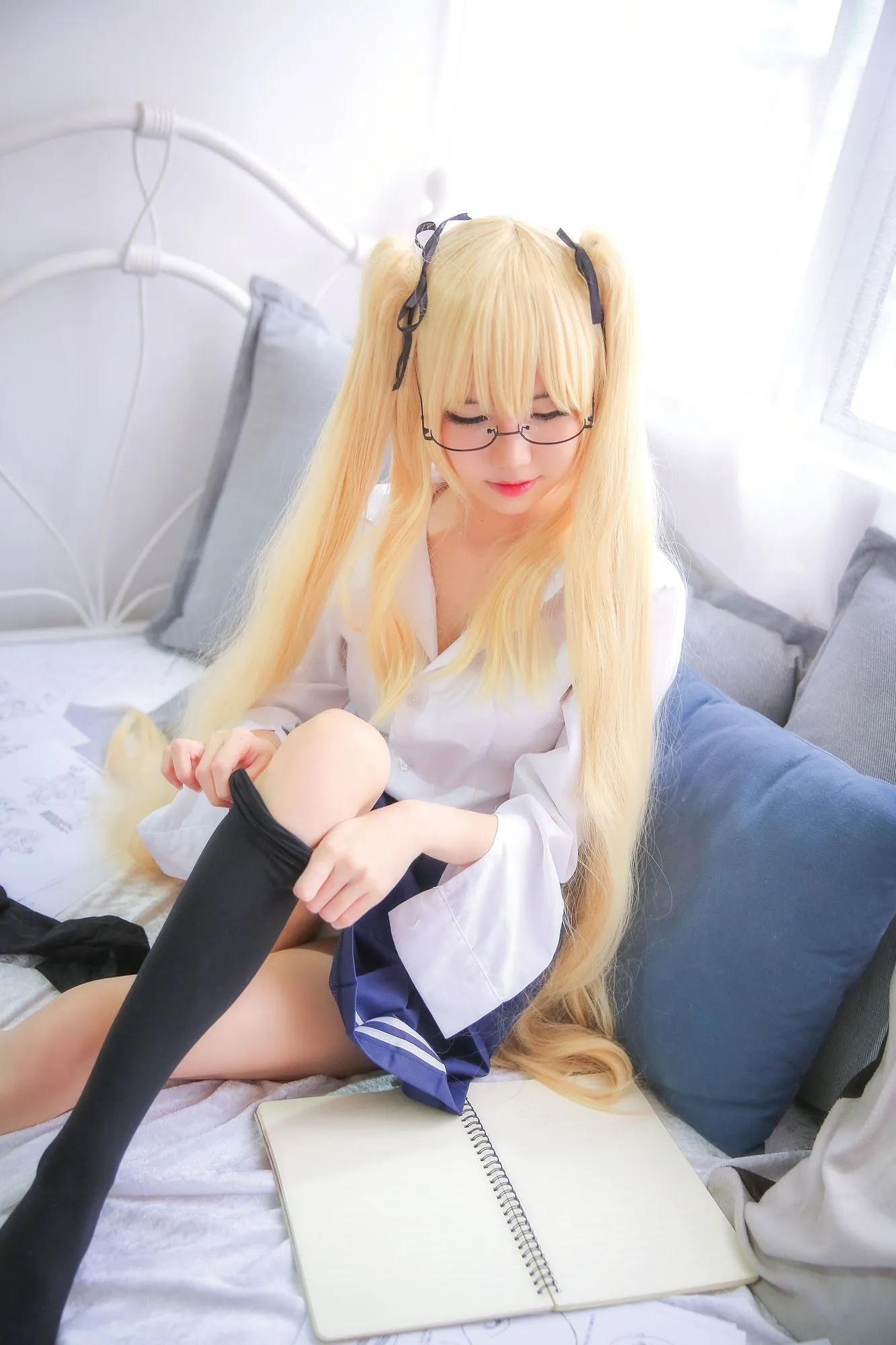 图片[2]-No.009-Eriri School Girl [43P 3V]-coswz-cos王者