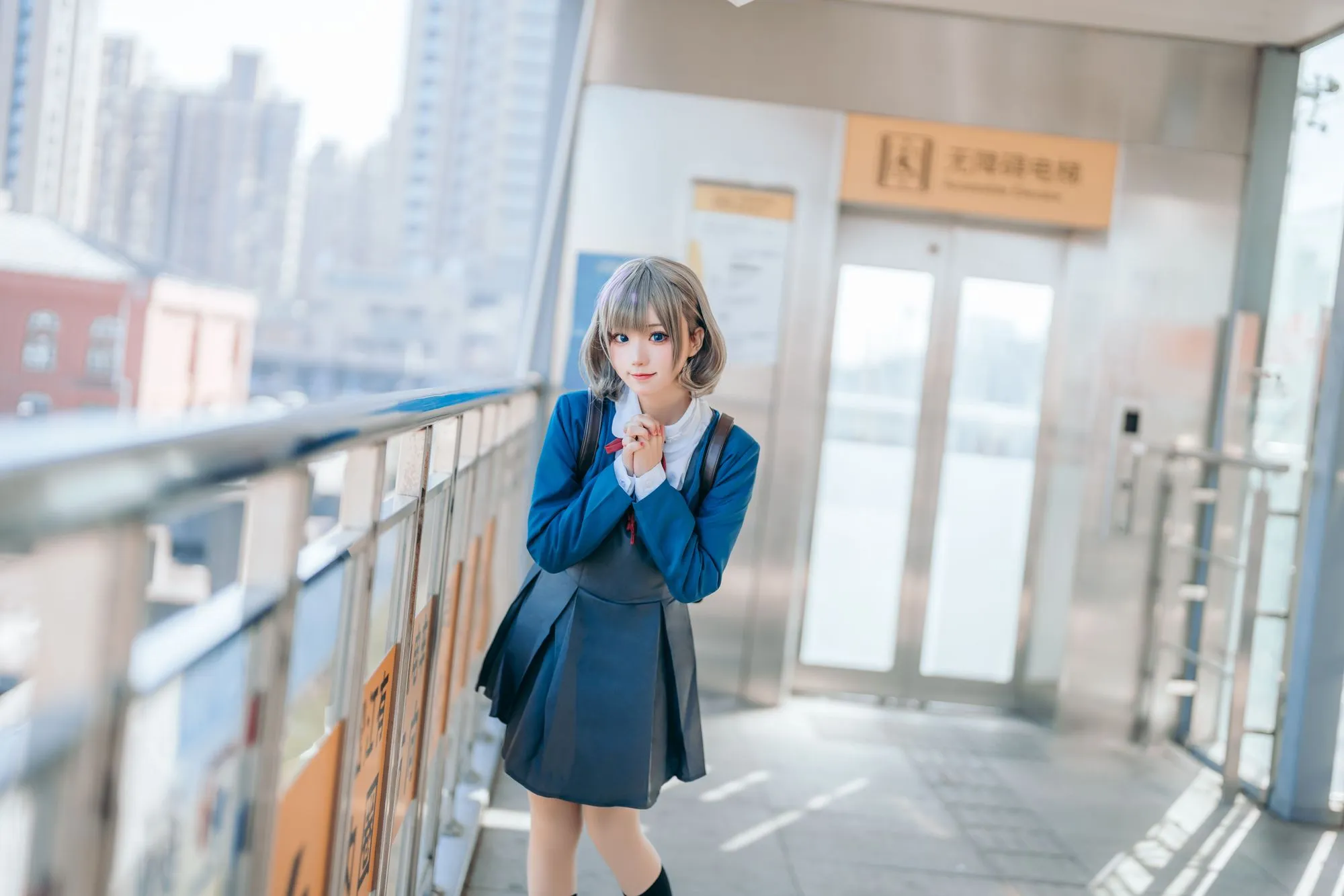 图片[2]-No.019-唐可可校服 [15P]-coswz-cos王者
