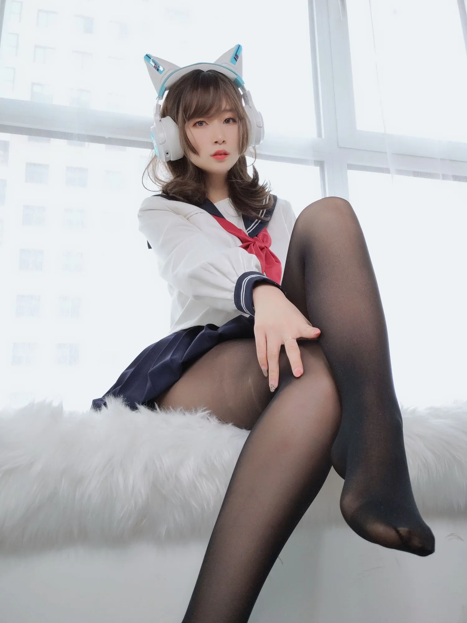 图片[3]-No.019-黑丝学妹新补 [36P]-coswz-cos王者