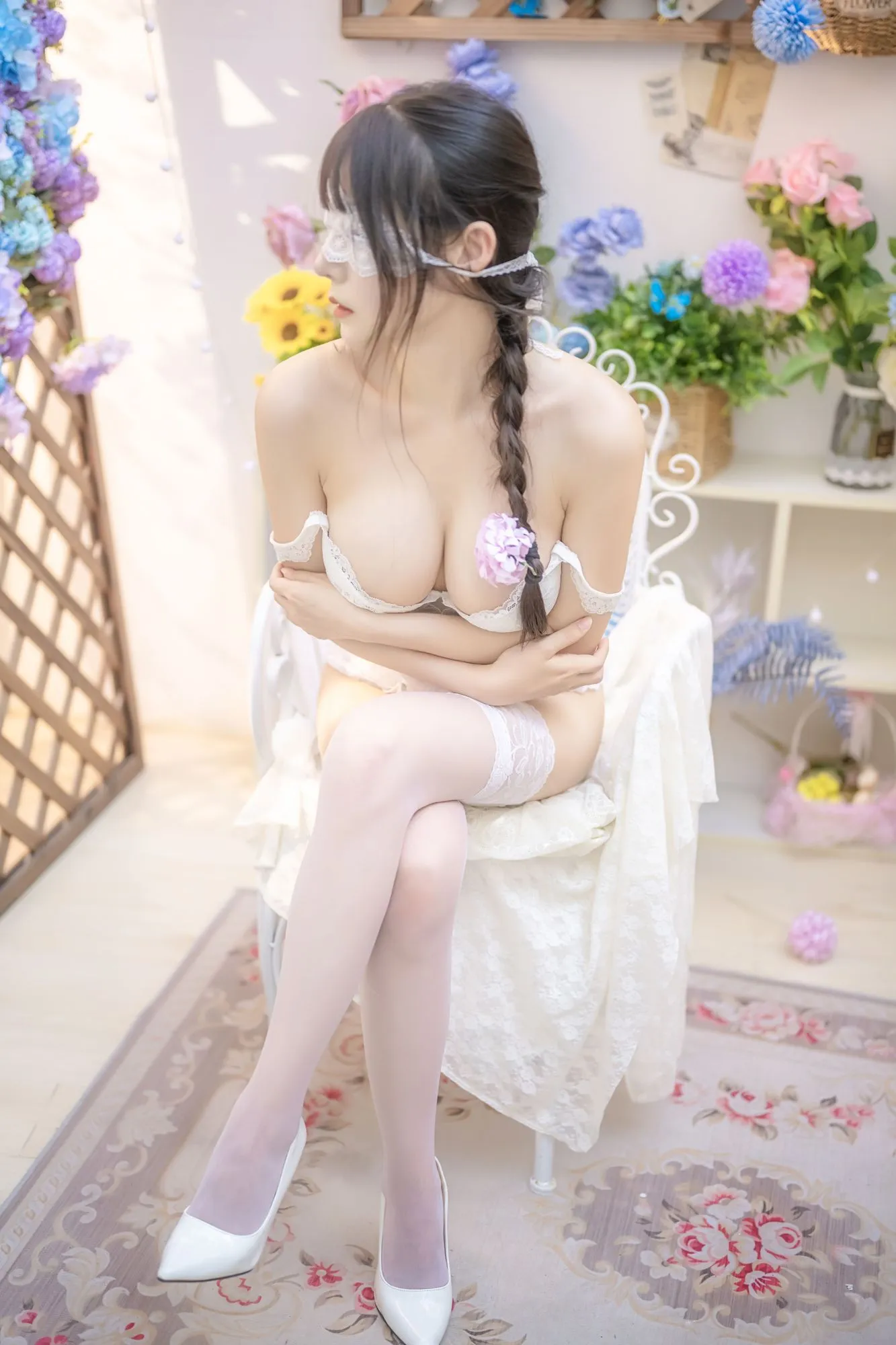 图片[2]-No.020-白色花房 [48P 2V]-coswz-cos王者