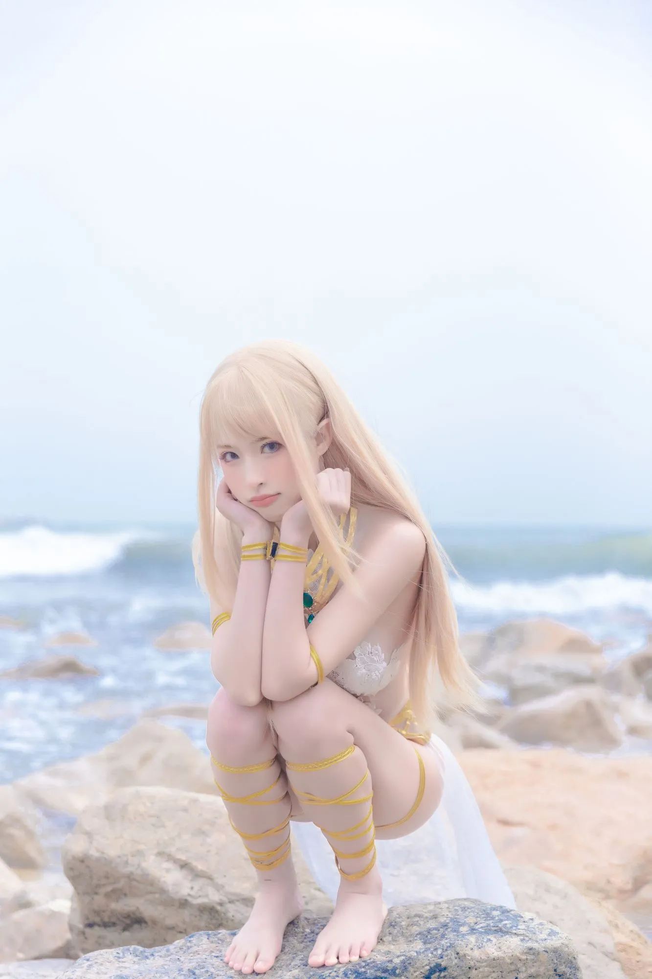 图片[5]-No.023-玛丽萝丝 白色泳衣 [33P]-coswz-cos王者