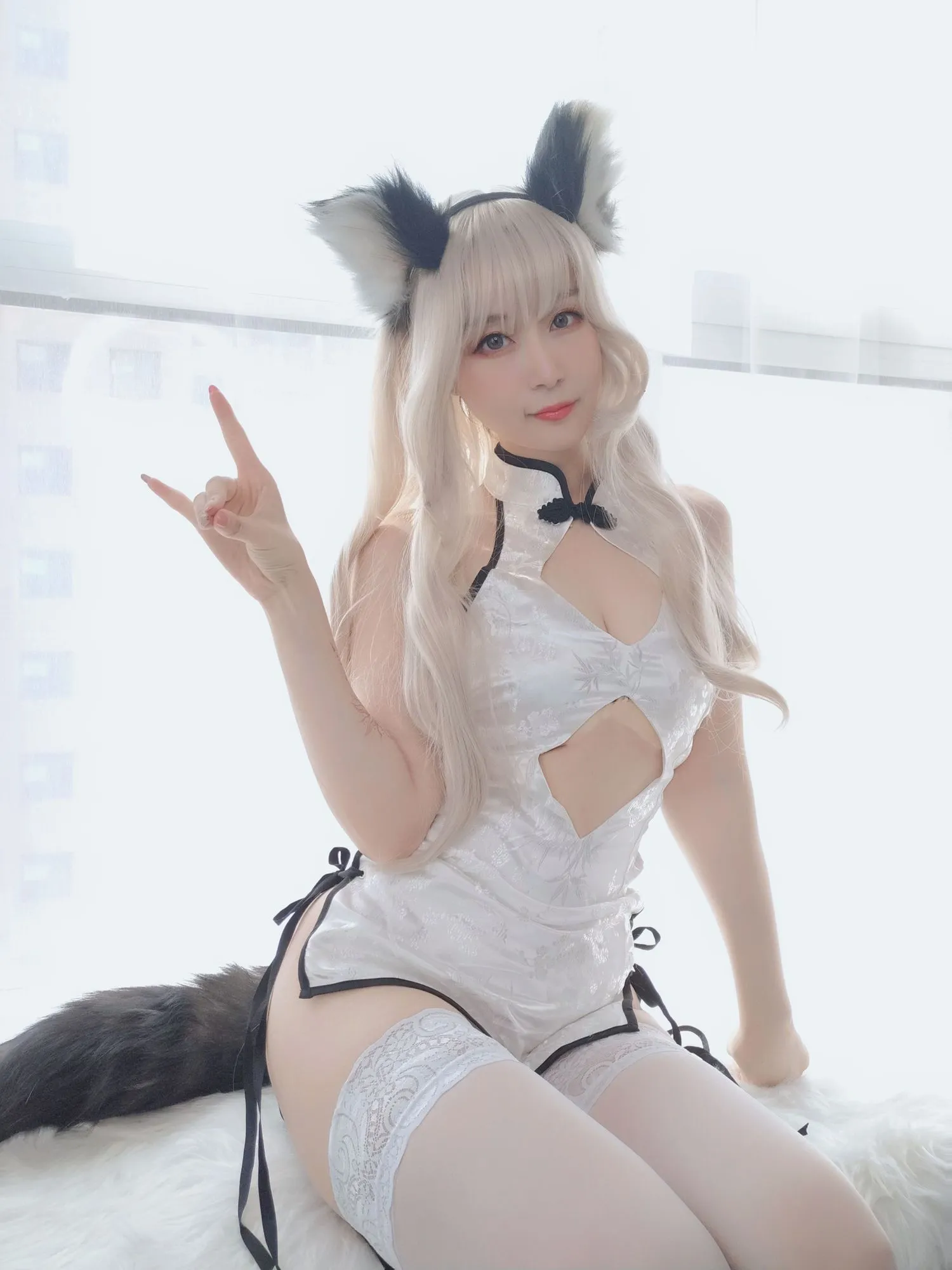 图片[2]-No.025-小白狼 [49P 3V]-coswz-cos王者