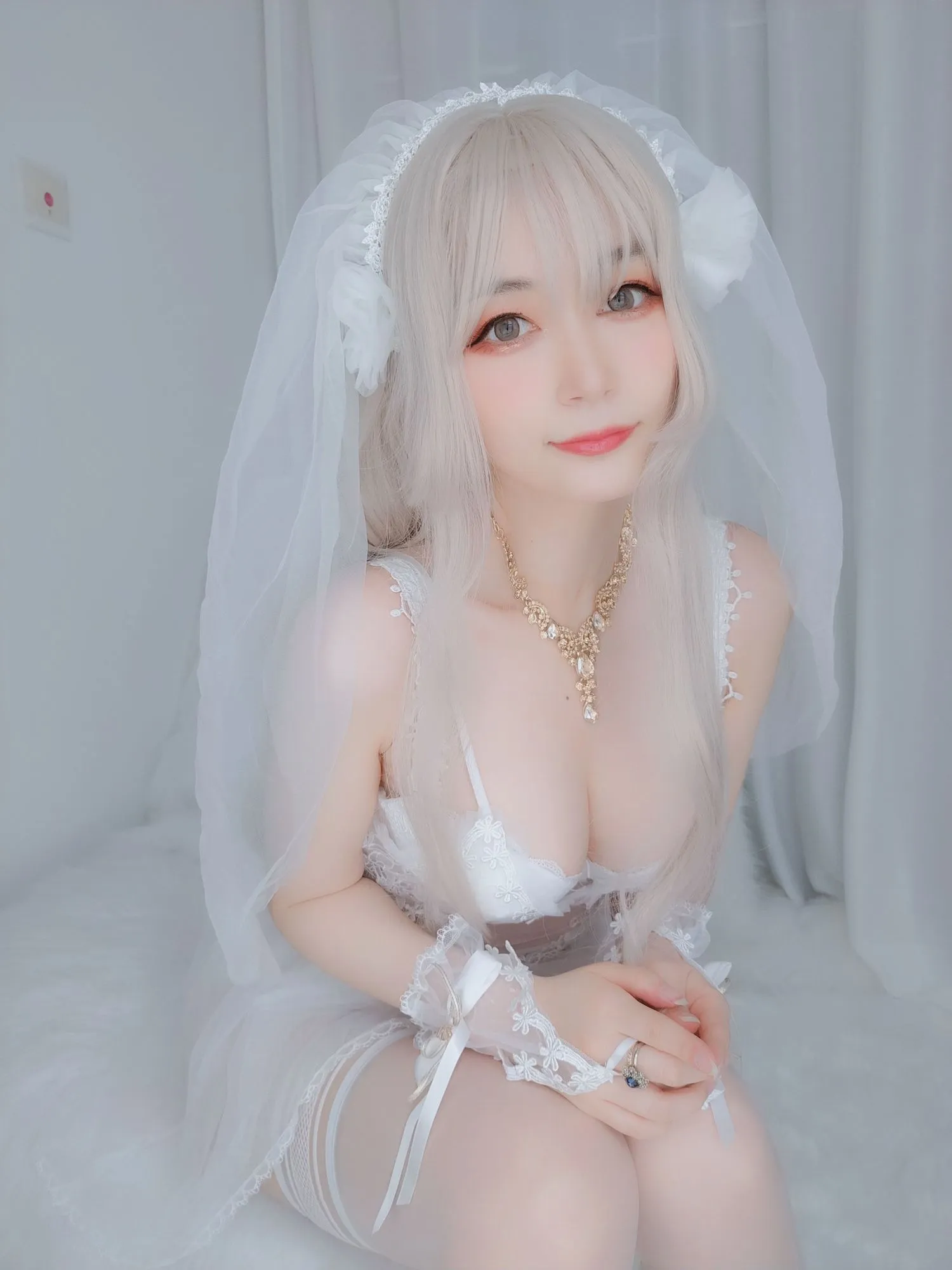 图片[4]-No.033-纯白花嫁 [161P 6V]-coswz-cos王者