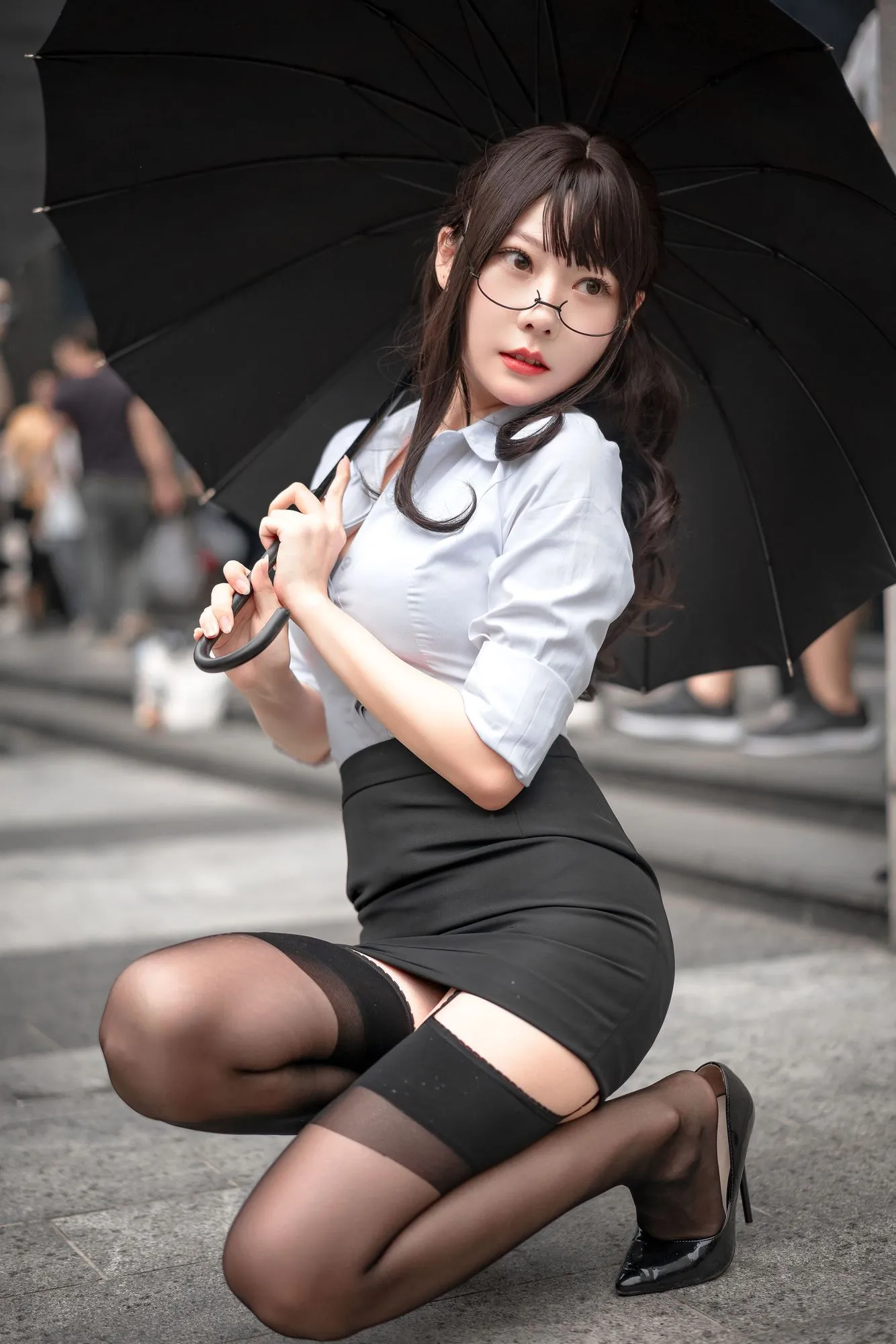 图片[2]-No.037-丝袜西装诱惑 [25P]-coswz-cos王者
