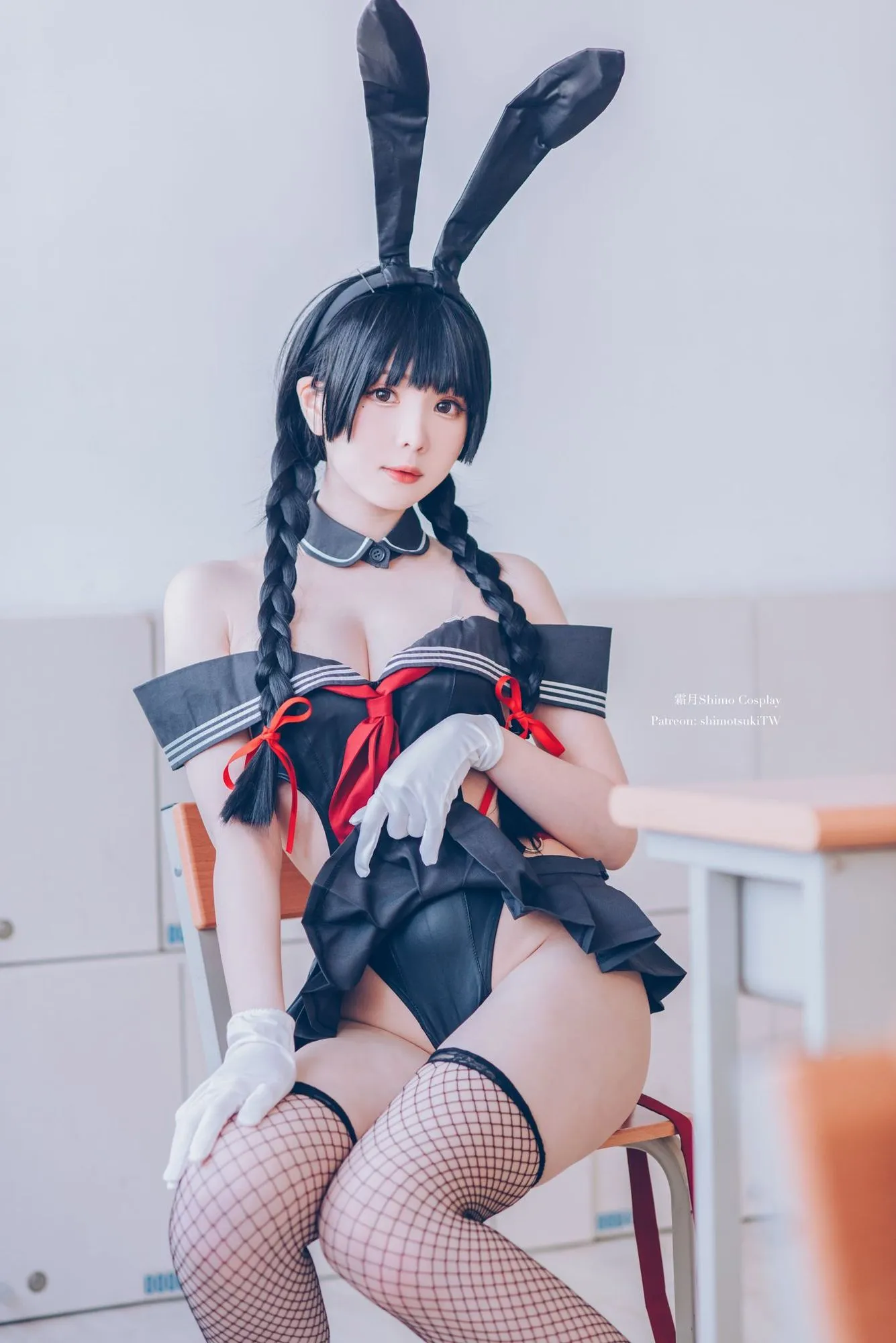 No.042-卯月桃子 水手服兔女郎 [19P]-图妖社
