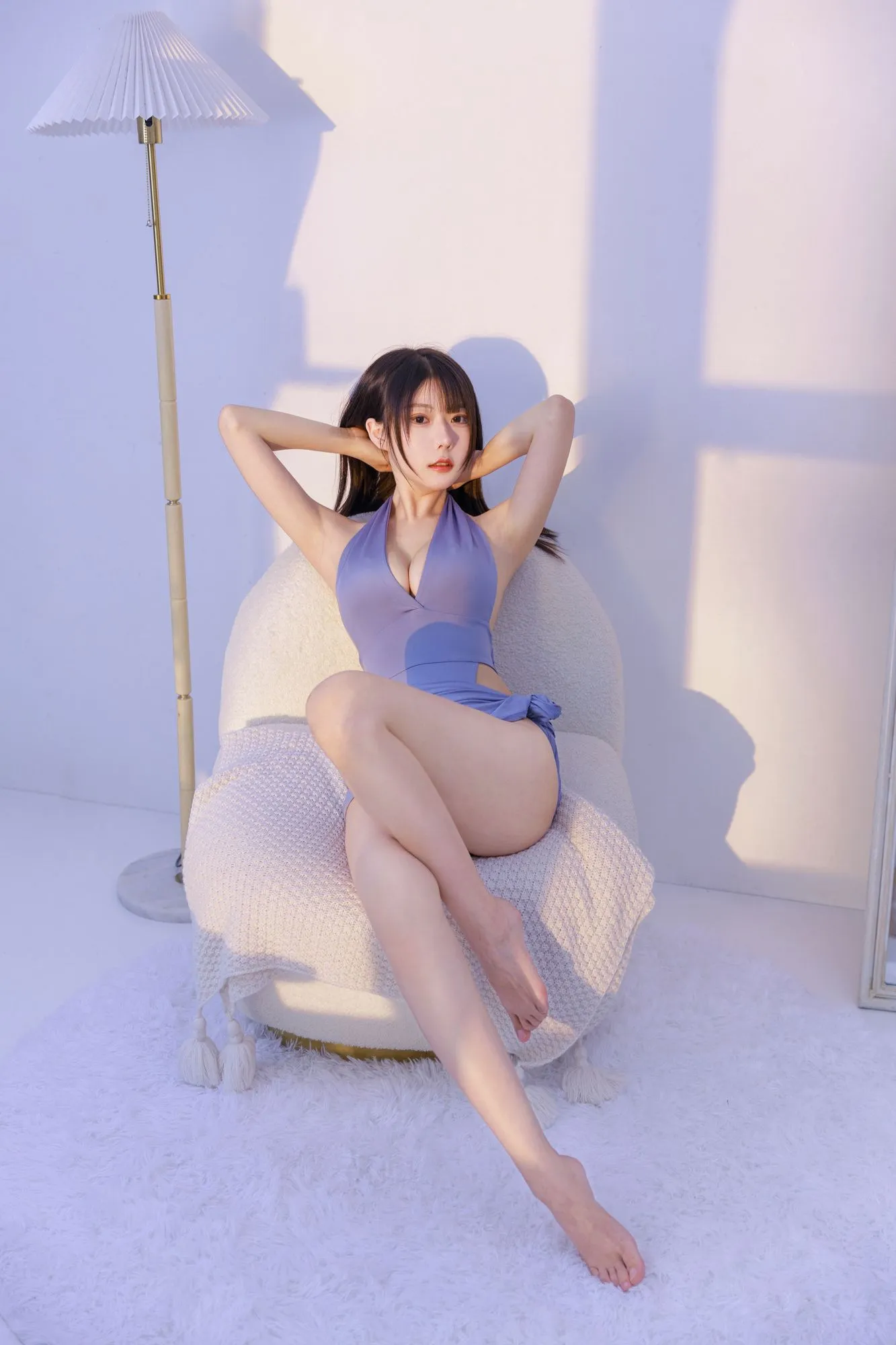 图片[2]-No.048-蓝色泳装 [30P 1V]-coswz-cos王者