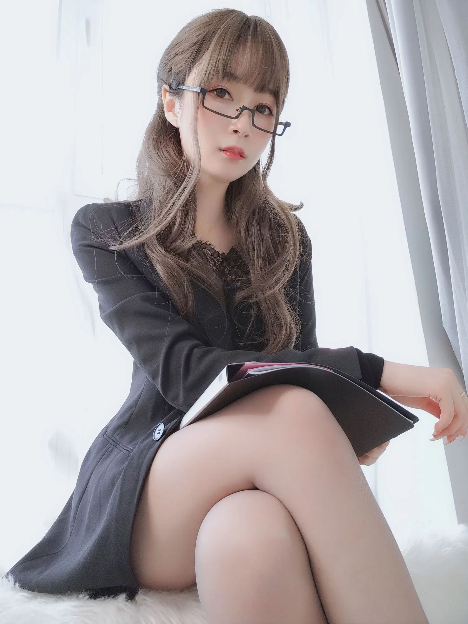 图片[3]-No.049-黑西服 [136P 7V]-coswz-cos王者
