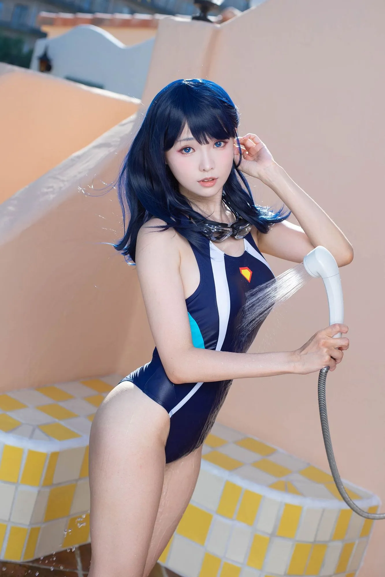 图片[3]-No.050-【Rikka】六花Swimsuit [26P]-coswz-cos王者