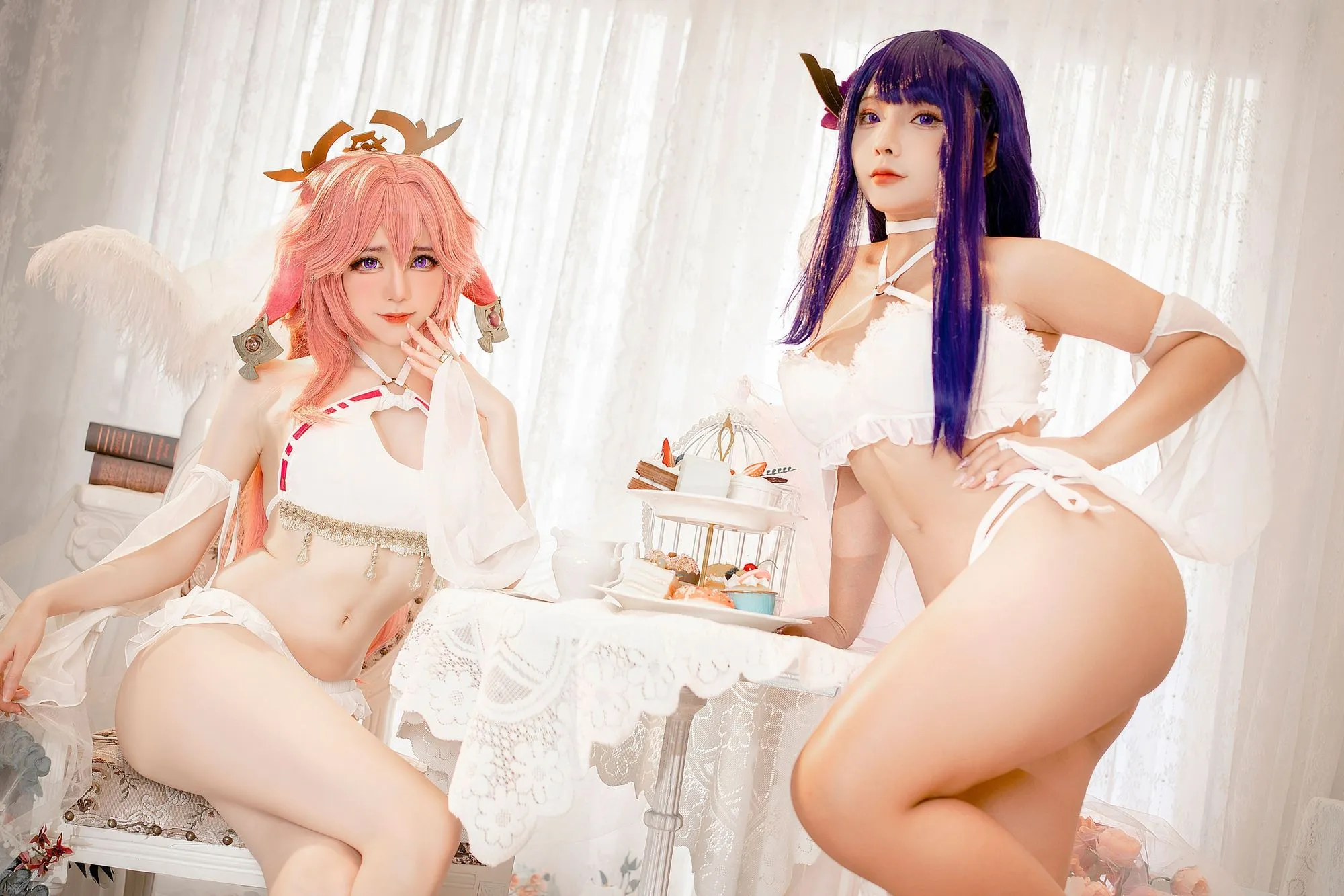No.050 – Raiden Yae (&Sayo Momo) [20P]-图妖社