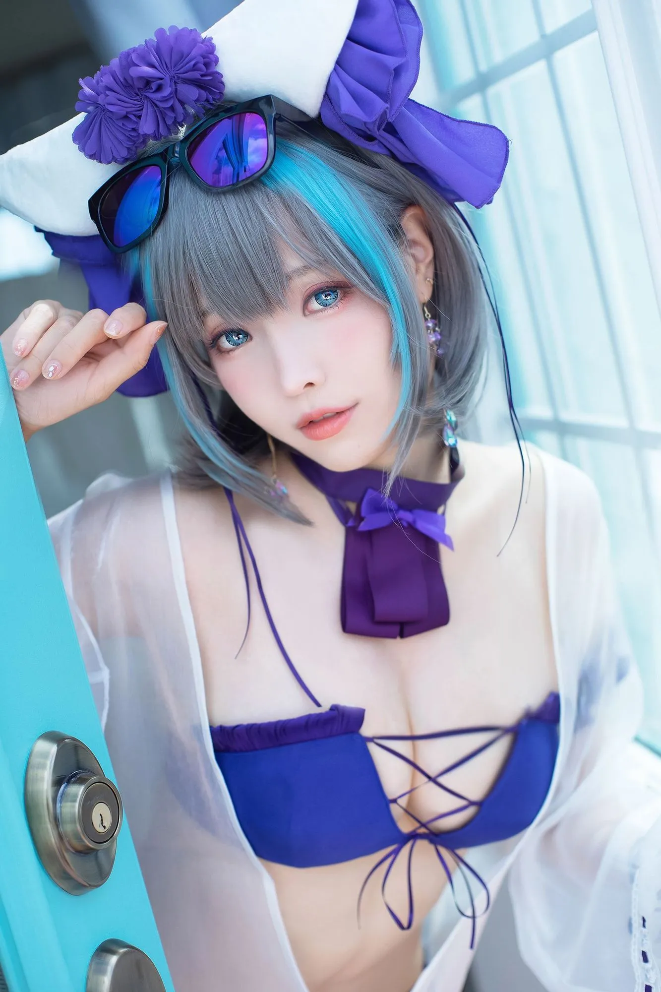 图片[5]-No.060-Cheshire 柴郡 [70P]-coswz-cos王者