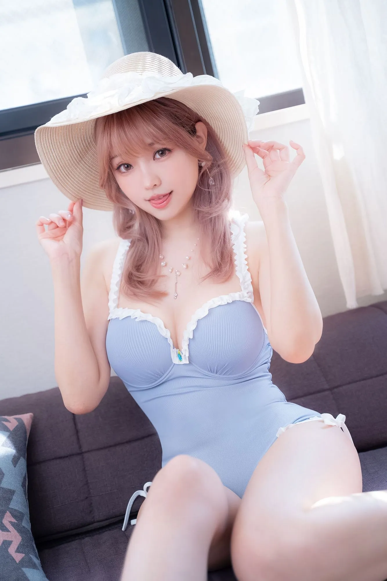 图片[2]-No.065-Mist Blue Lady [37P]-coswz-cos王者