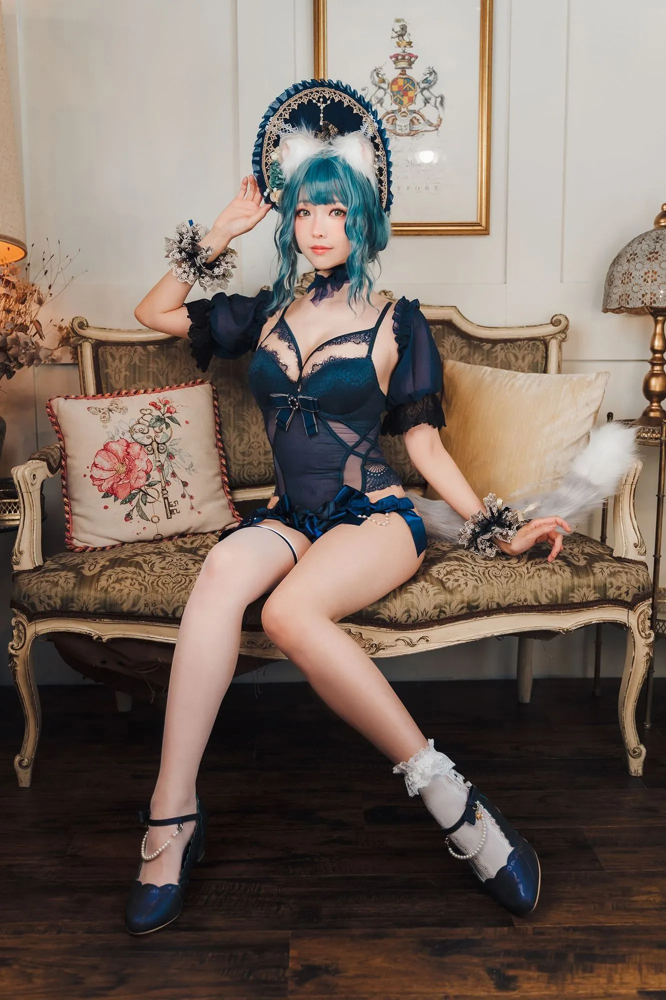 图片[4]-No.067-Scottish Fold Cat Doll (摺耳貓少女人形) [60P]-coswz-cos王者