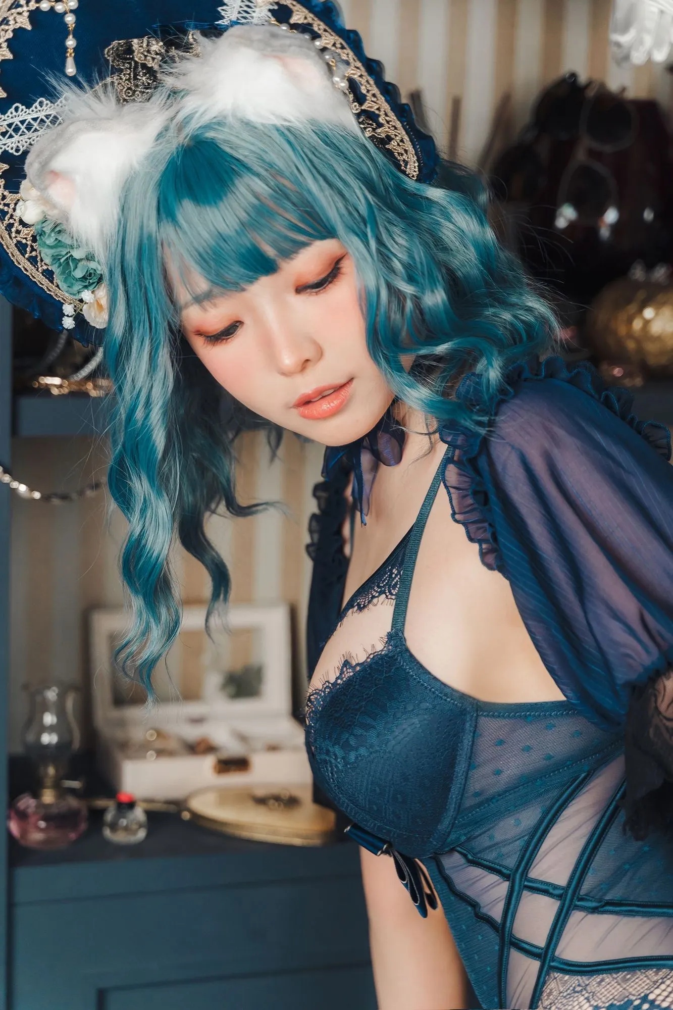 图片[3]-No.067-Scottish Fold Cat Doll (摺耳貓少女人形) [60P]-coswz-cos王者