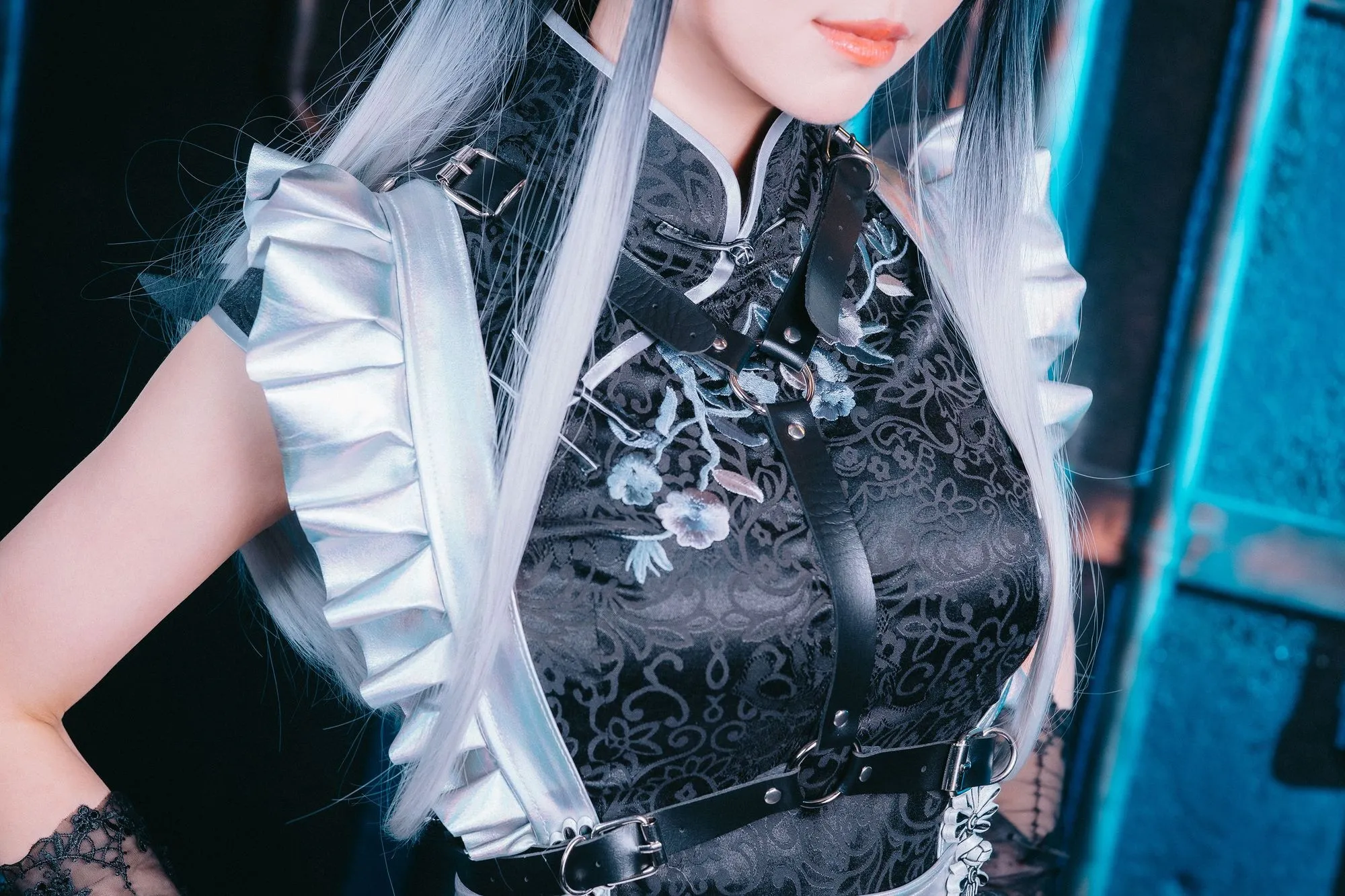 图片[5]-No.087 – 赛博女仆 Melanite黑榴石 [30P]-coswz-cos王者