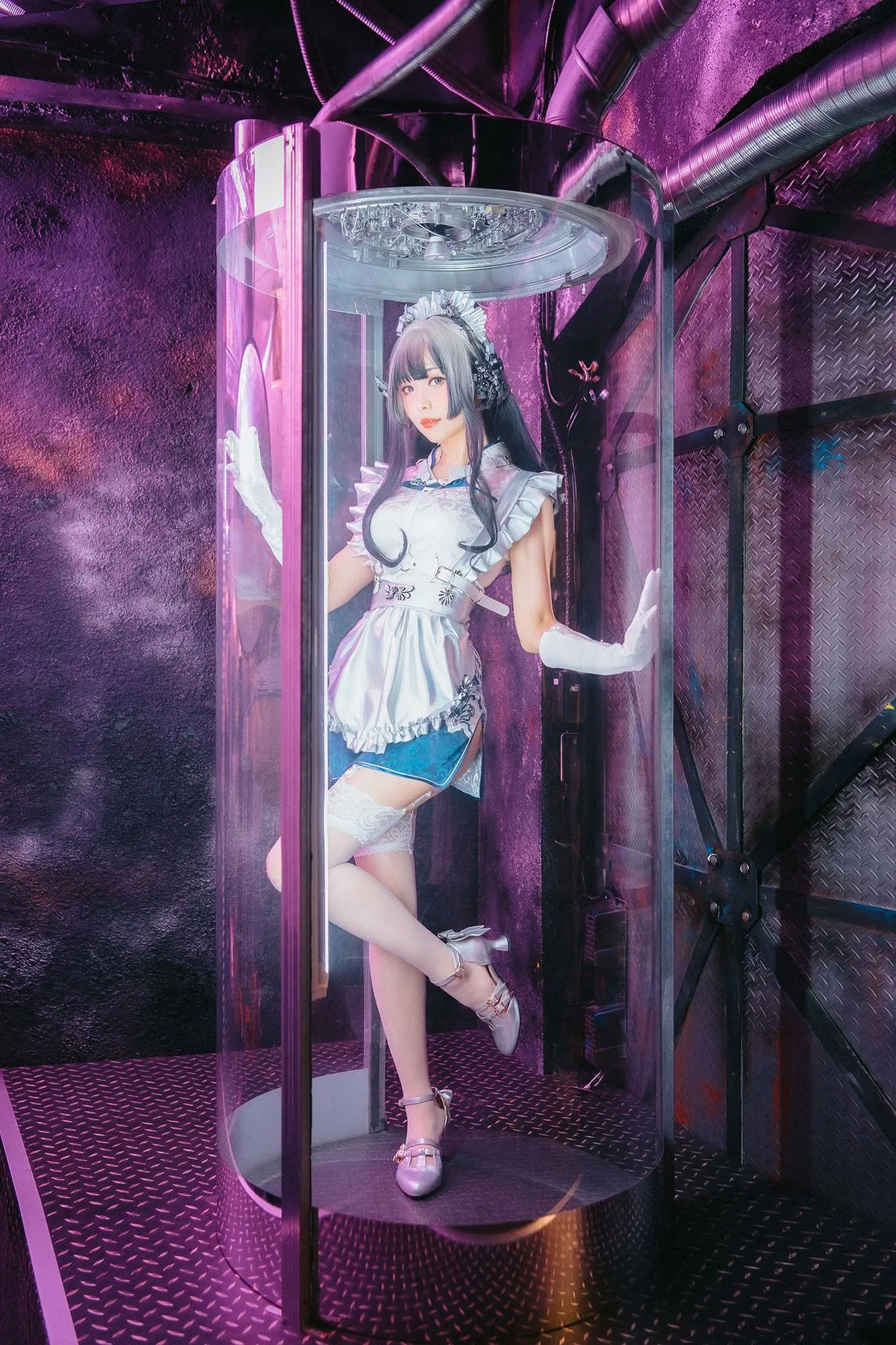 No.088 – 赛博女仆 Violane青辉石 [28P]-图妖社