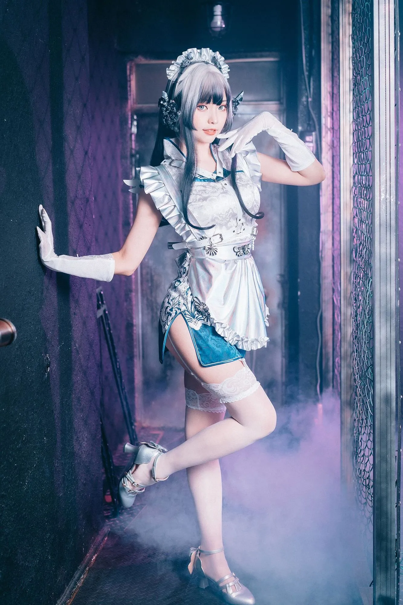 图片[6]-No.088 – 赛博女仆 Violane青辉石 [28P]-coswz-cos王者