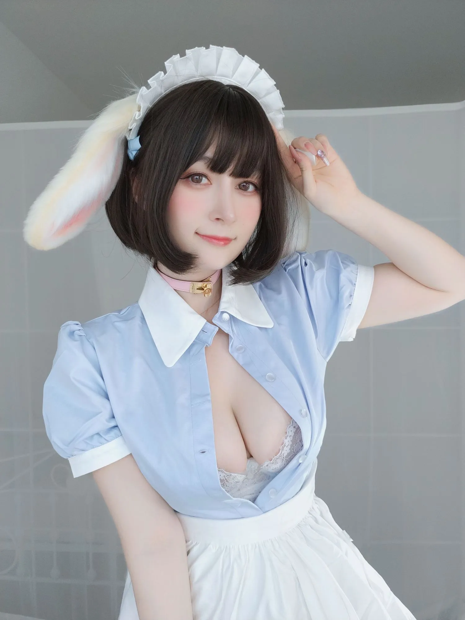 图片[2]-No.092-兔耳女仆 [148P 3V]-coswz-cos王者