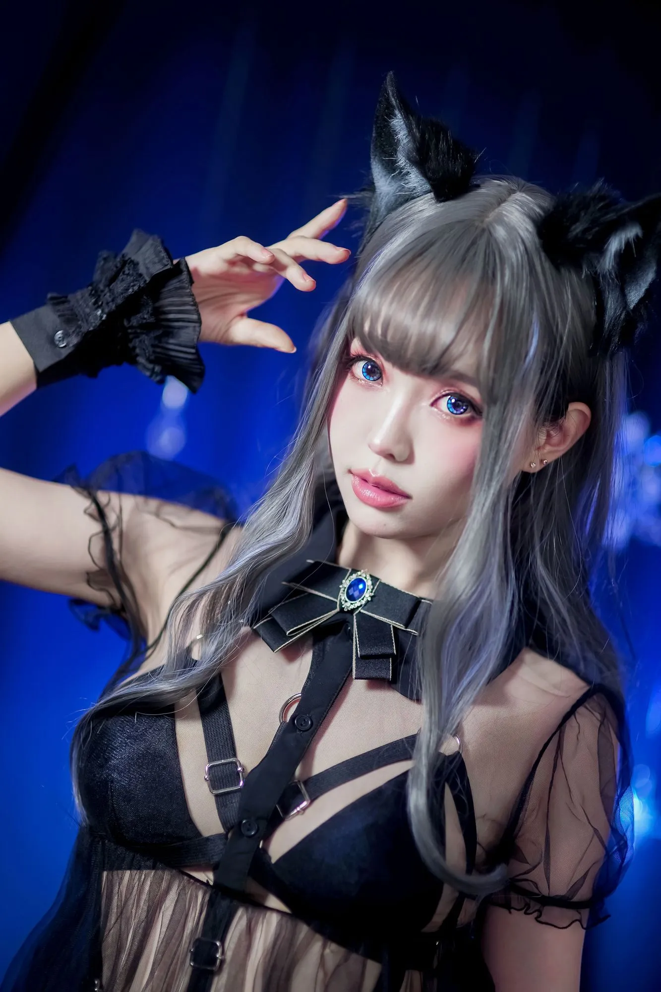 No.023-オオカミ闇夜ーヨルちゃん – S01NightWolf_S [24P]-图妖社
