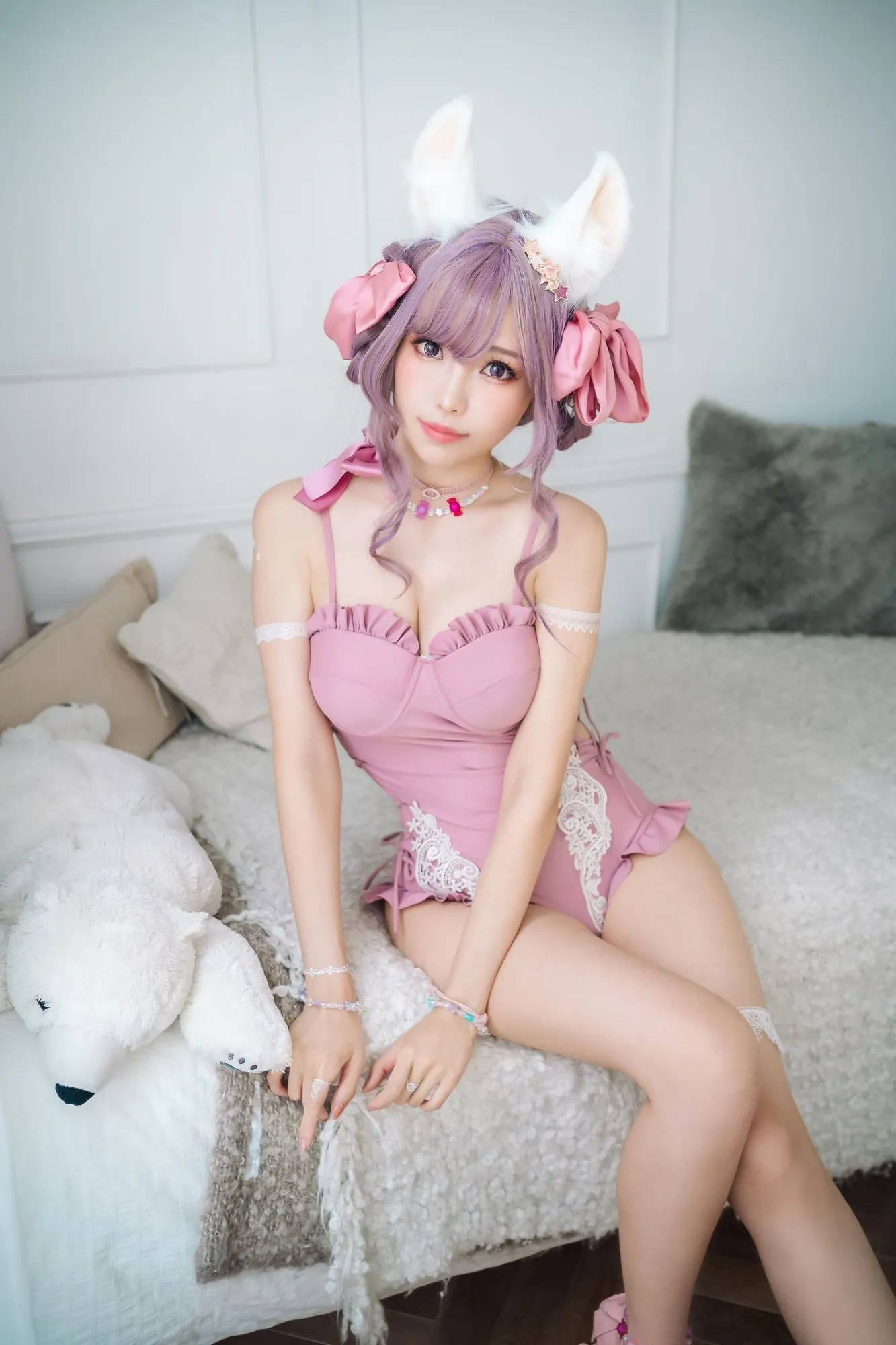 图片[3]-No.039-Fluffy Summer – pink [54P]-coswz-cos王者