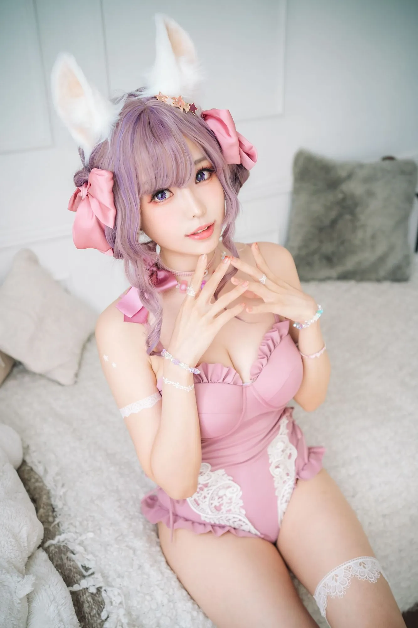 图片[2]-No.039-Fluffy Summer – pink [54P]-coswz-cos王者