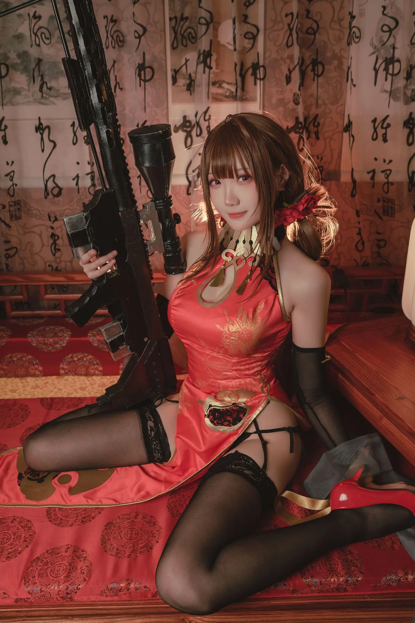 图片[3]-No.001-DSR-50 红牡丹 [16P]-coswz-cos王者