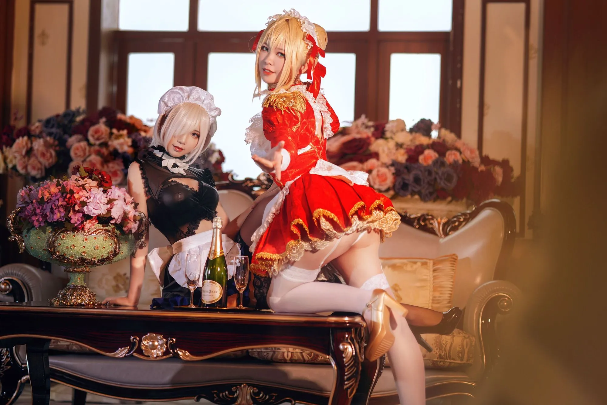 图片[2]-No.002-Claudius x Kyrielight Maid – 半半子X面饼仙儿 [22P]-coswz-cos王者