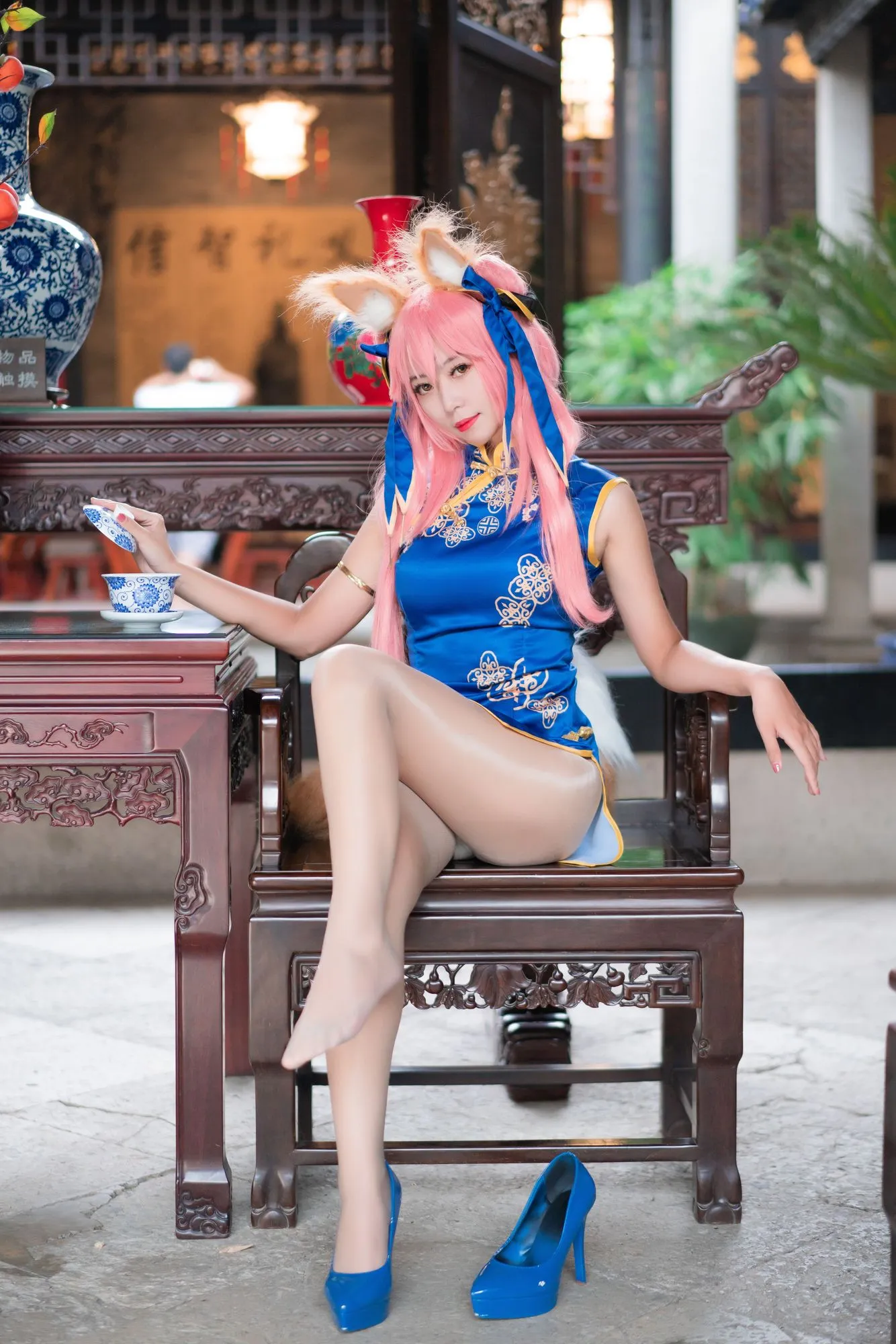 图片[6]-No.004-玉藻前旗袍 [17P]-coswz-cos王者