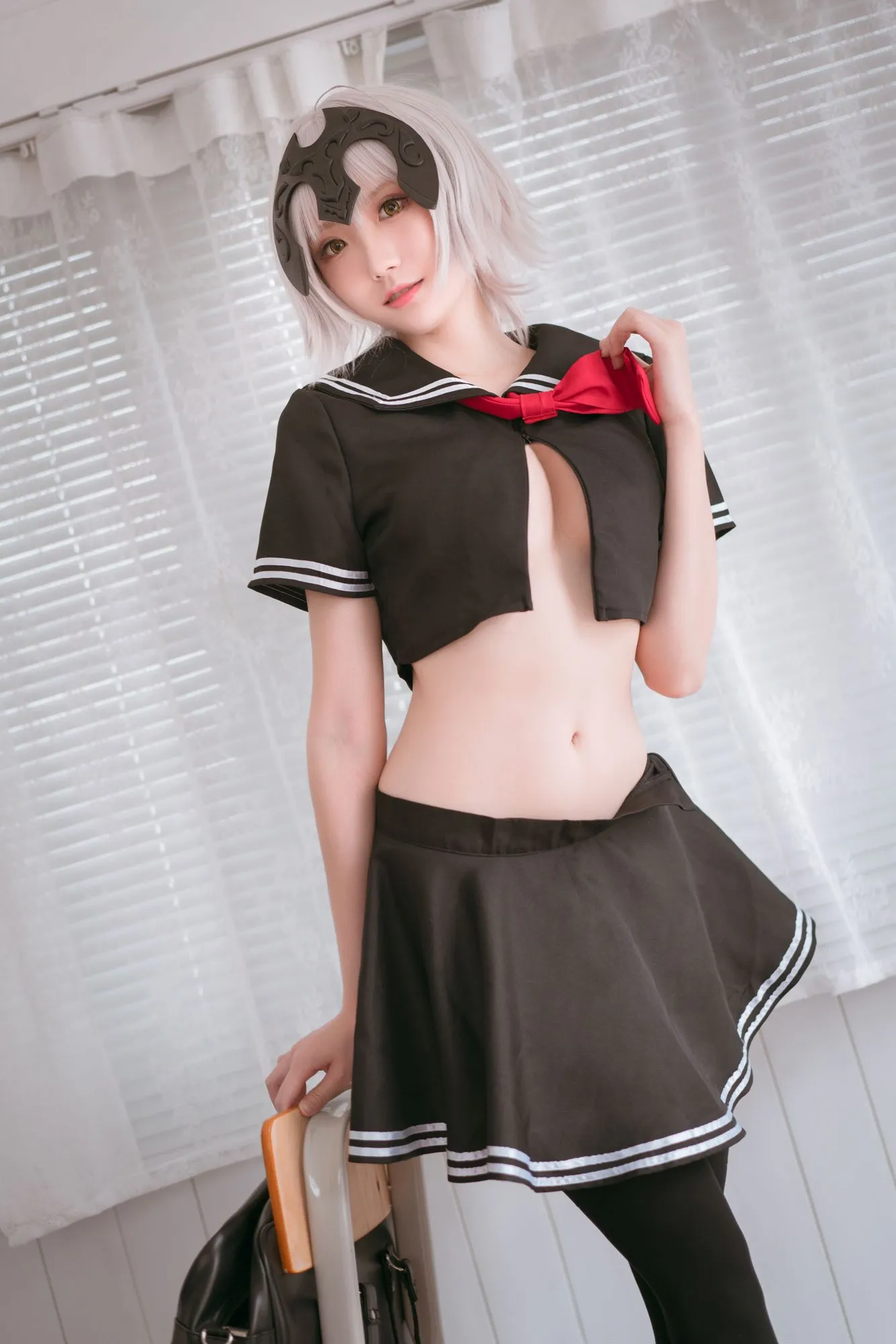No.006-黑贞德 校服 [13P]-图妖社