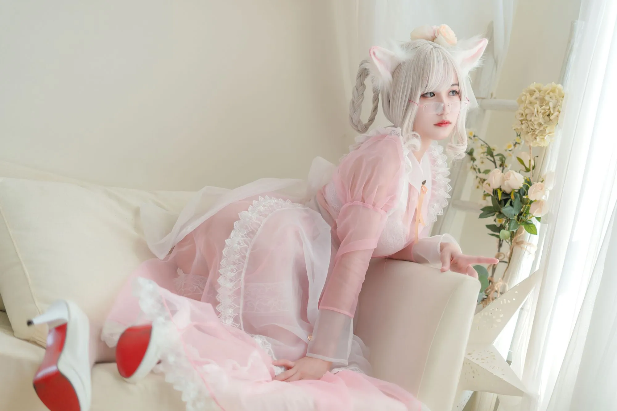 图片[5]-No.007-透明女仆粉色 [24P]-coswz-cos王者