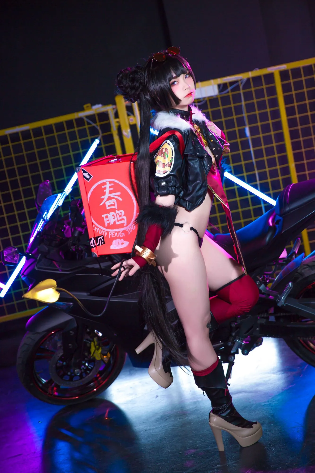 No.009-春鹏饺子外卖小妹 [24P]-图妖社