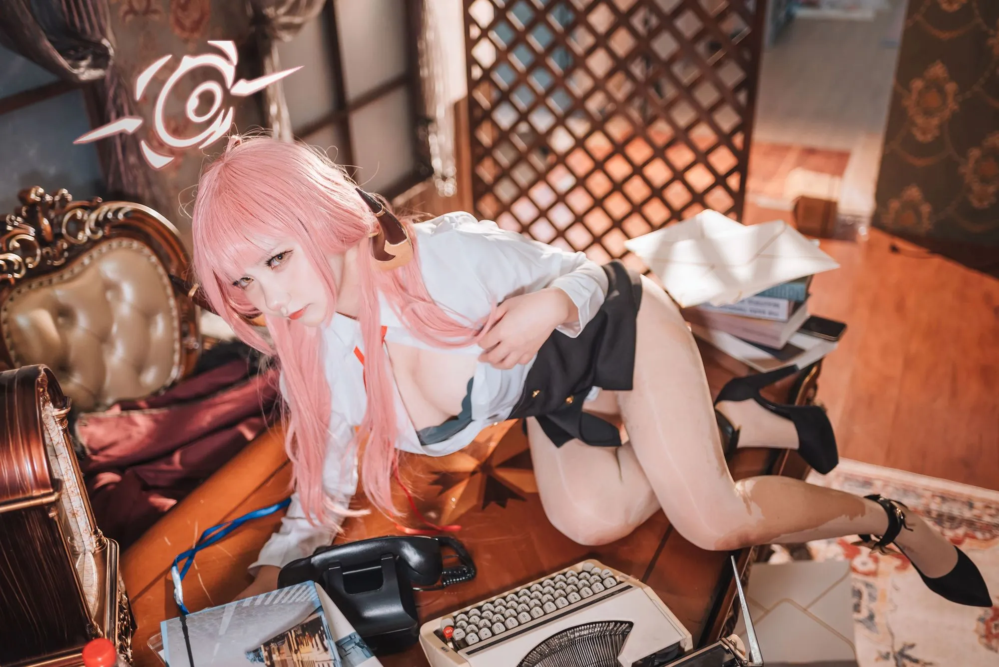 图片[5]-No.011-Blue Archive Aru Rikuhachima 碧蓝档案 陸八魔爱瑠 [20P]-coswz-cos王者