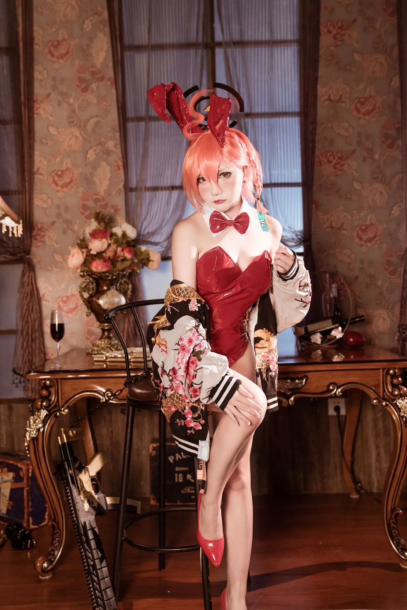 No.012-Blue Archive Neru Mikamo Bunny 碧蓝档案 美甘宁瑠 [35P]-图妖社