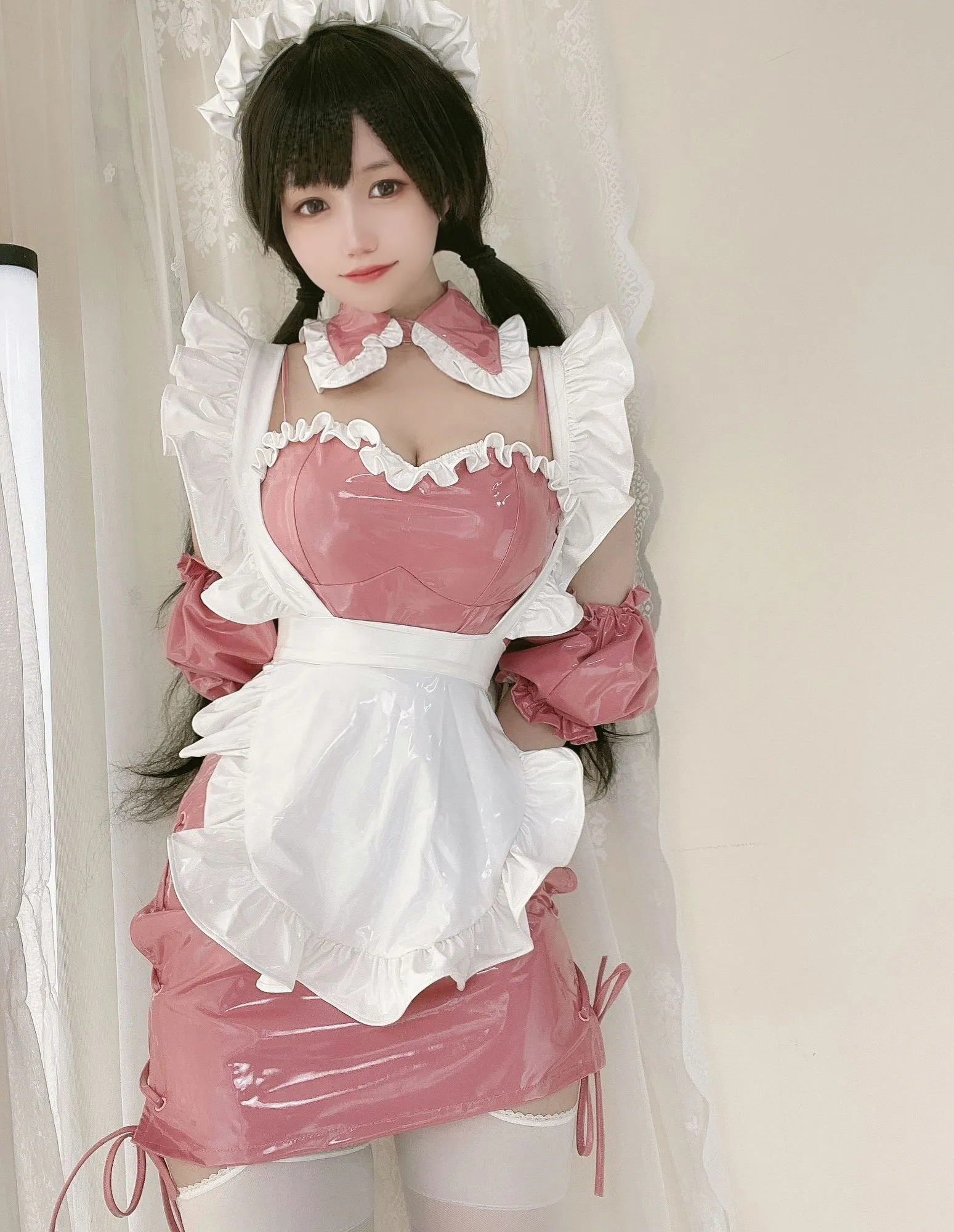 No.015-粉色漆皮女仆 [29P]-图妖社