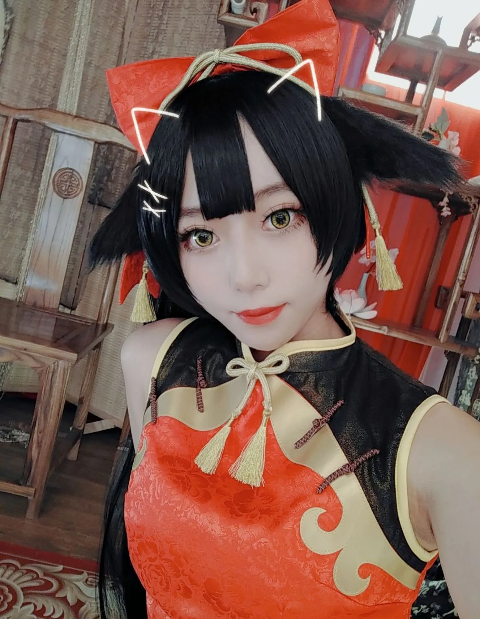 图片[2]-No.015-高雄红旗袍 [15P]-coswz-cos王者