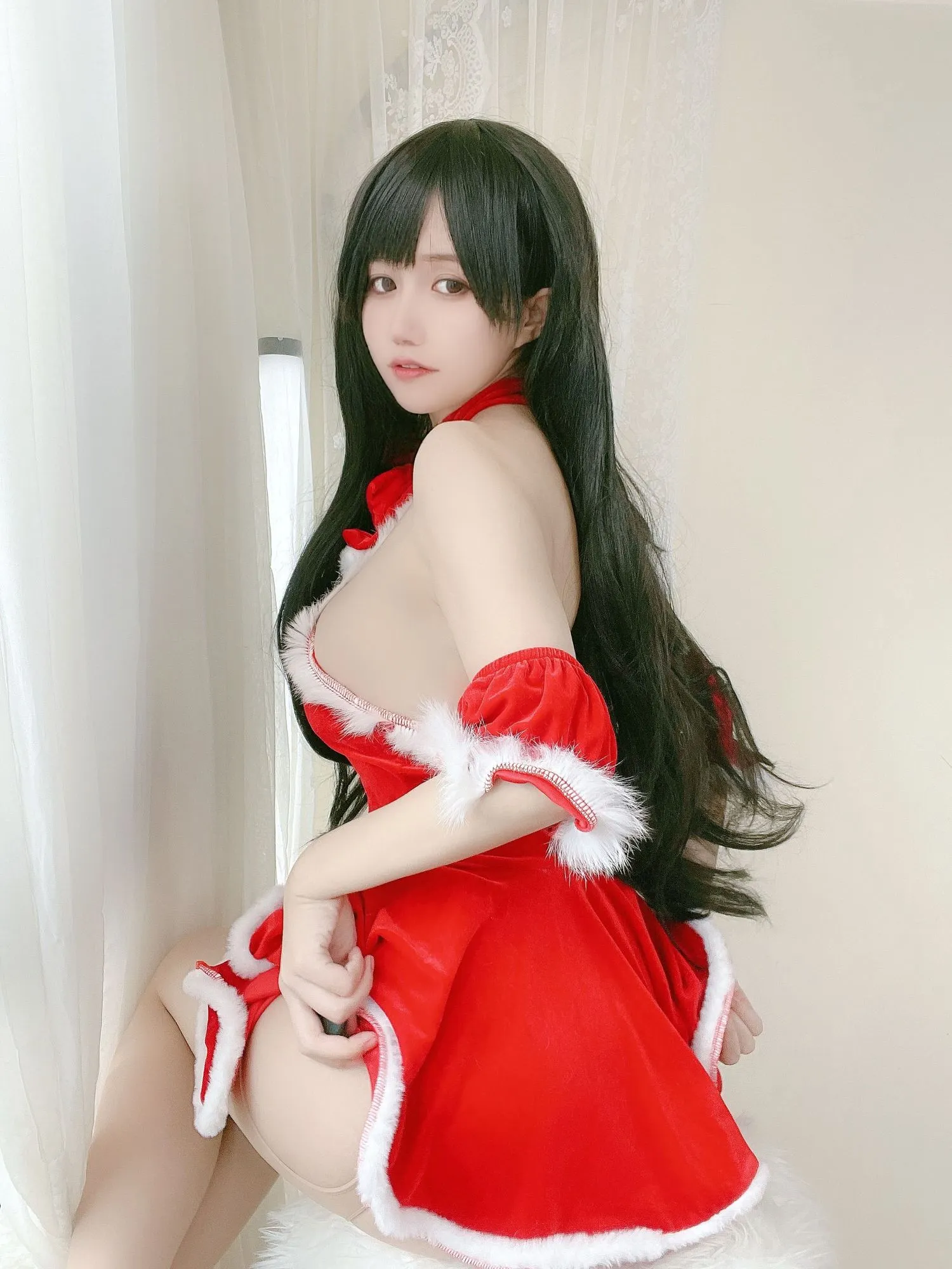 图片[2]-No.016-红色圣诞礼物裙 [23P]-coswz-cos王者