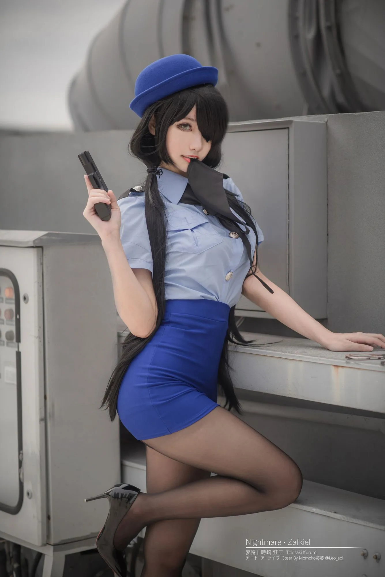 图片[6]-No.017-狂三 女警 [20P]-coswz-cos王者