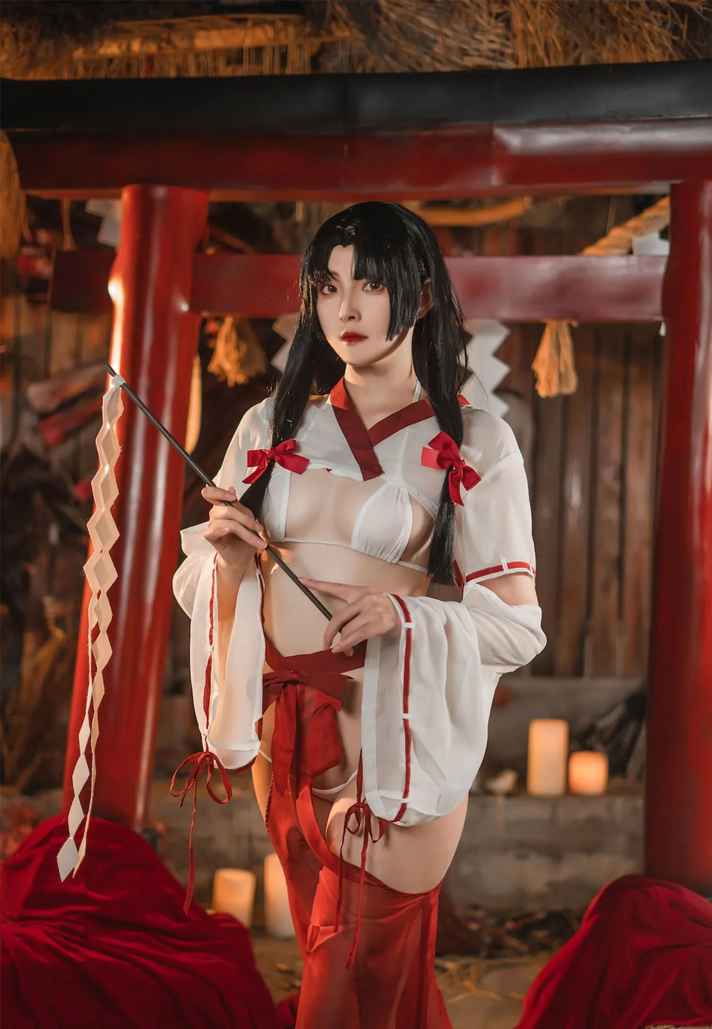 图片[2]-No.018 – 祈愿巫女 [54P]-coswz-cos王者