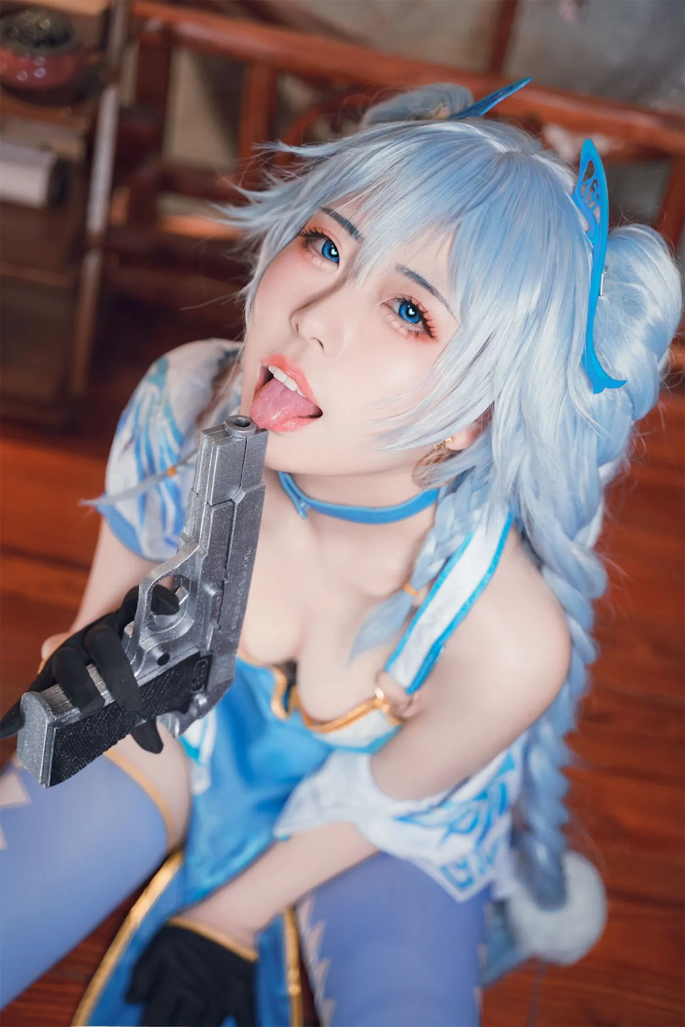 图片[4]-No.019 – 少女前线 翠雀媚 [40P]-coswz-cos王者