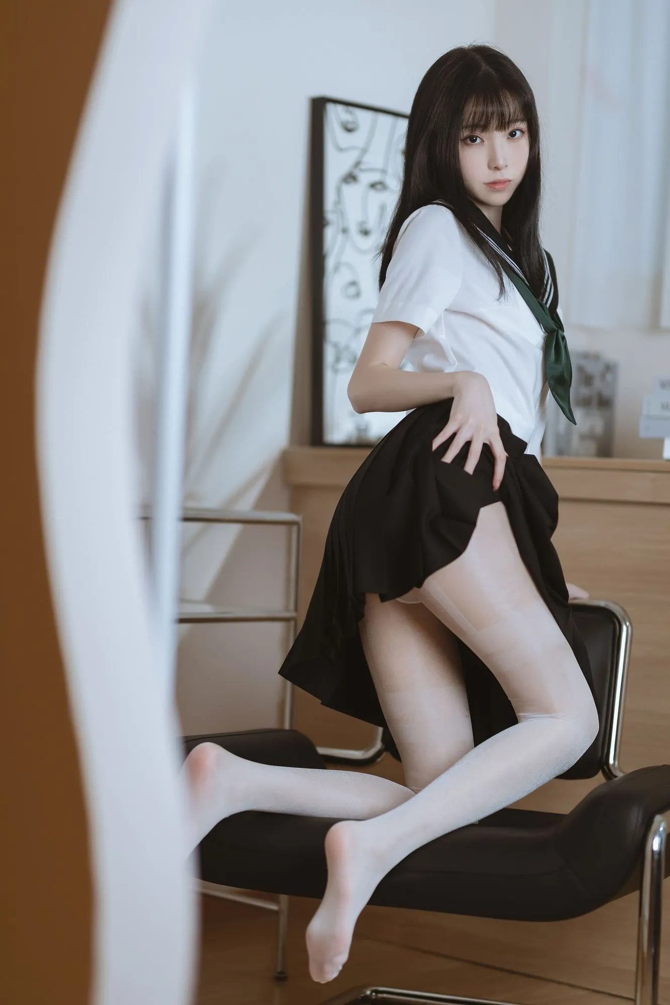 图片[3]-No.019-白丝水手服 [40P]-coswz-cos王者
