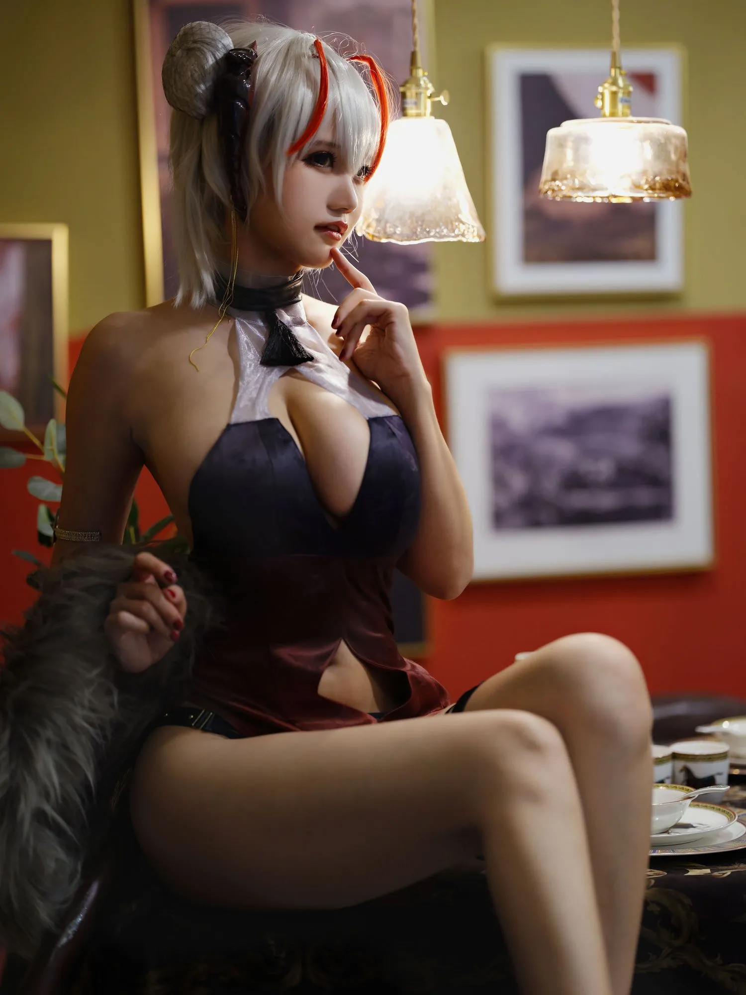 图片[2]-No.020-w旗袍 [33P]-coswz-cos王者