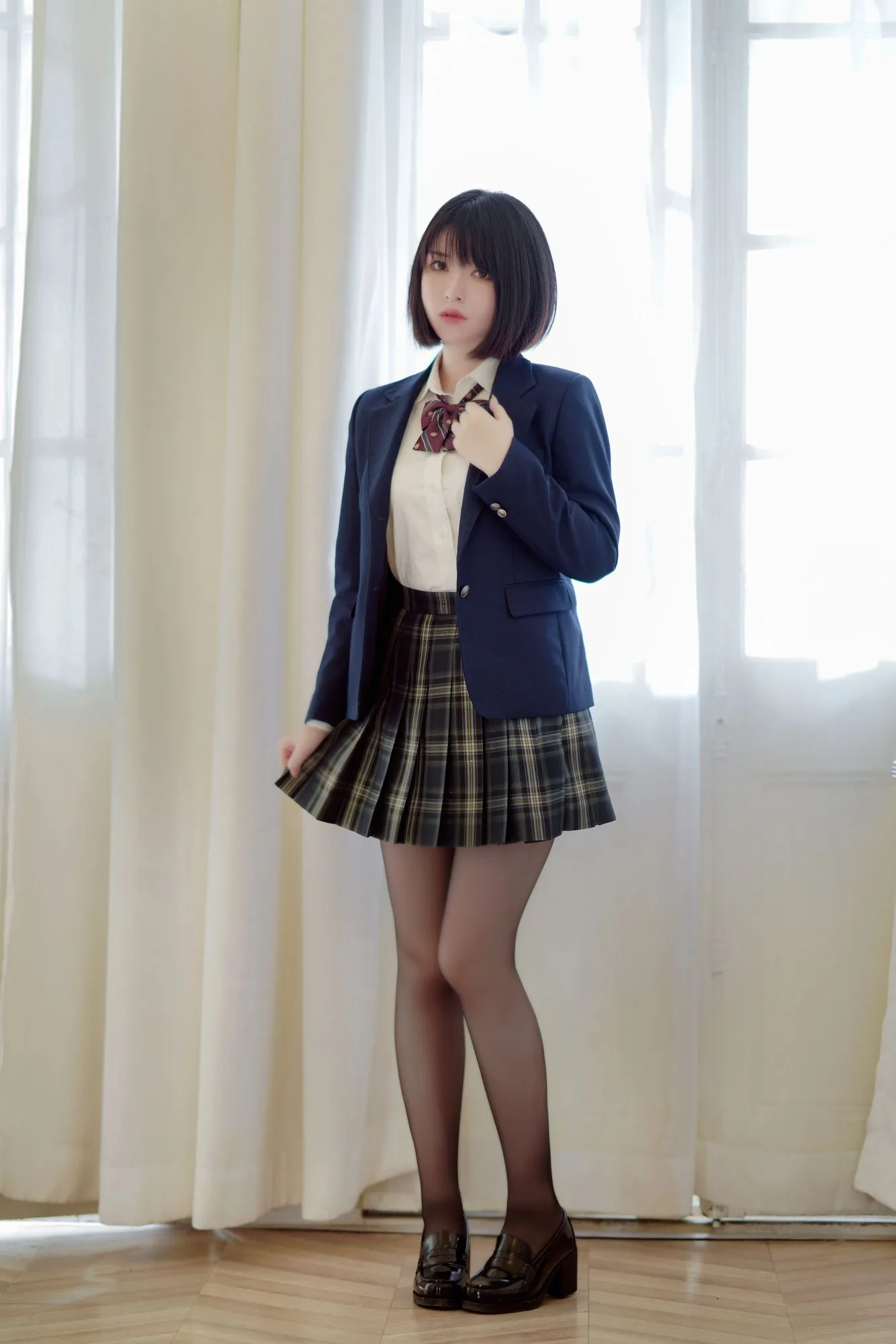图片[2]-No.021-彼女の制服姿が好き [54P]-coswz-cos王者