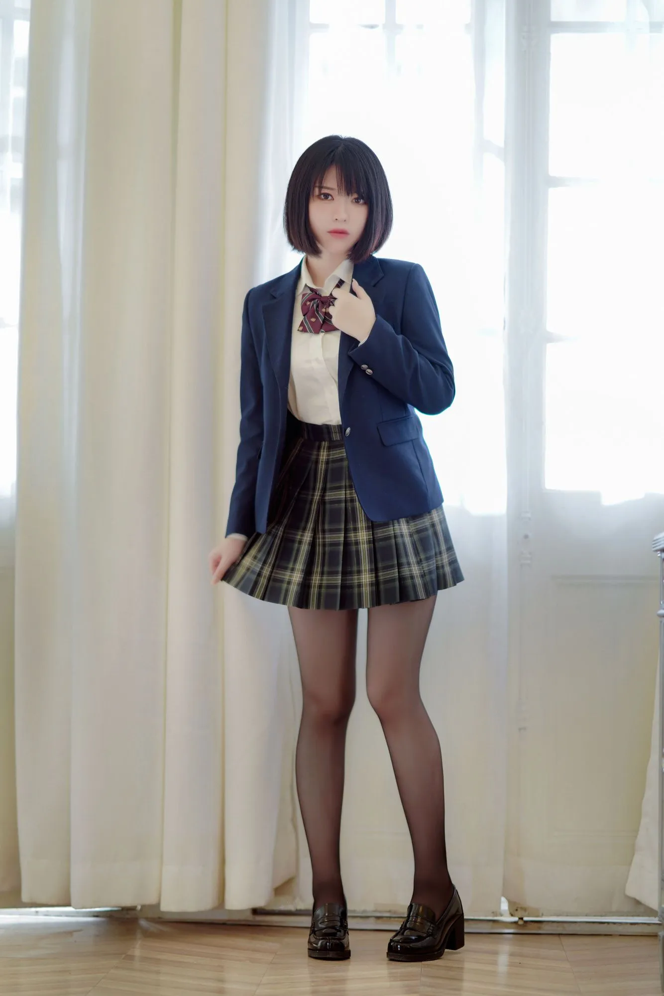 图片[3]-No.021-彼女の制服姿が好き [54P]-coswz-cos王者