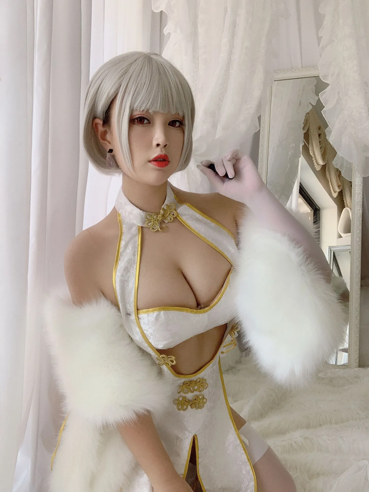 图片[3]-No.022-旗袍 [40P 6V]-coswz-cos王者