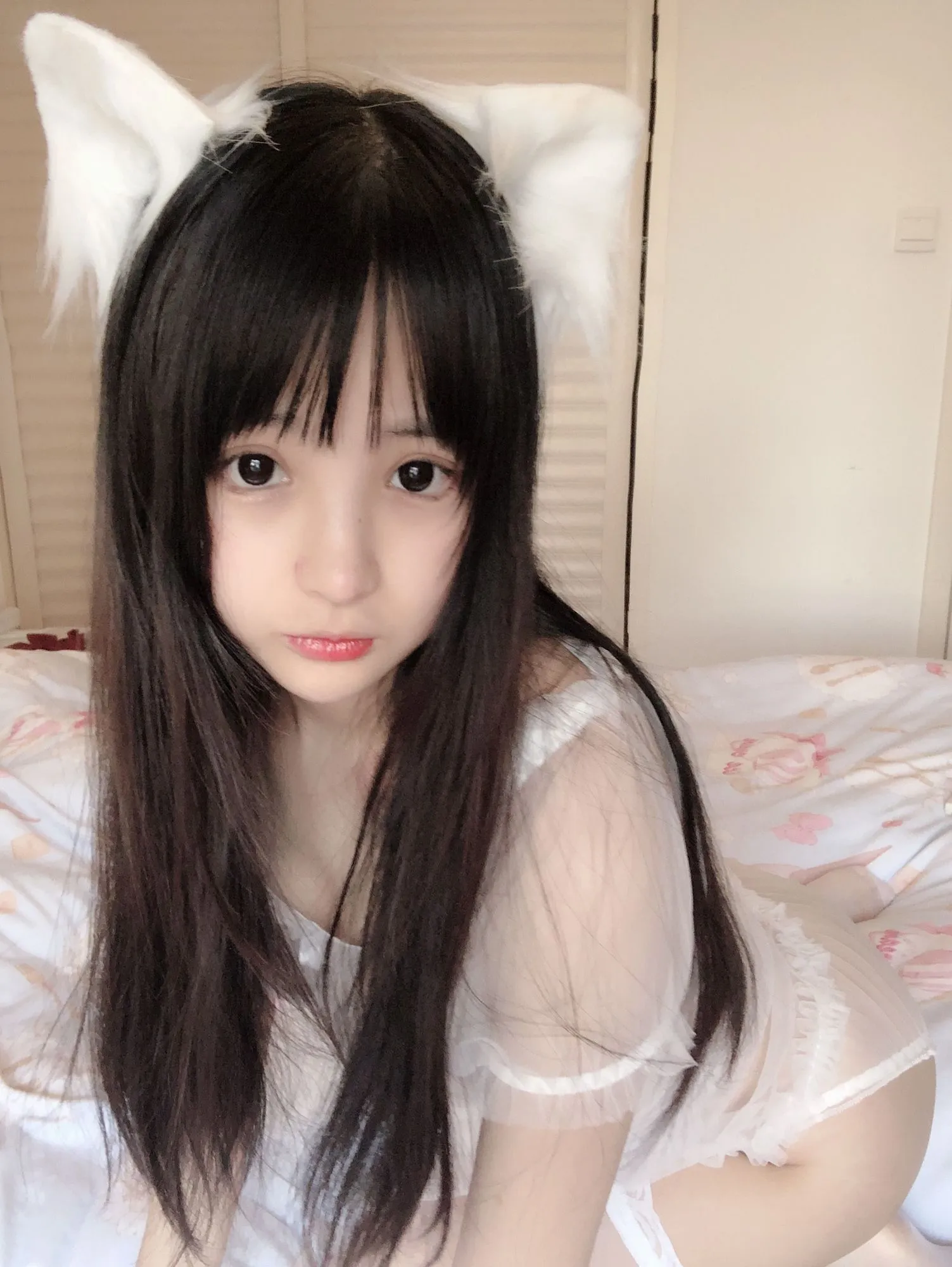 图片[6]-No.023-小白猫 蕾丝内衣 [31P]-coswz-cos王者