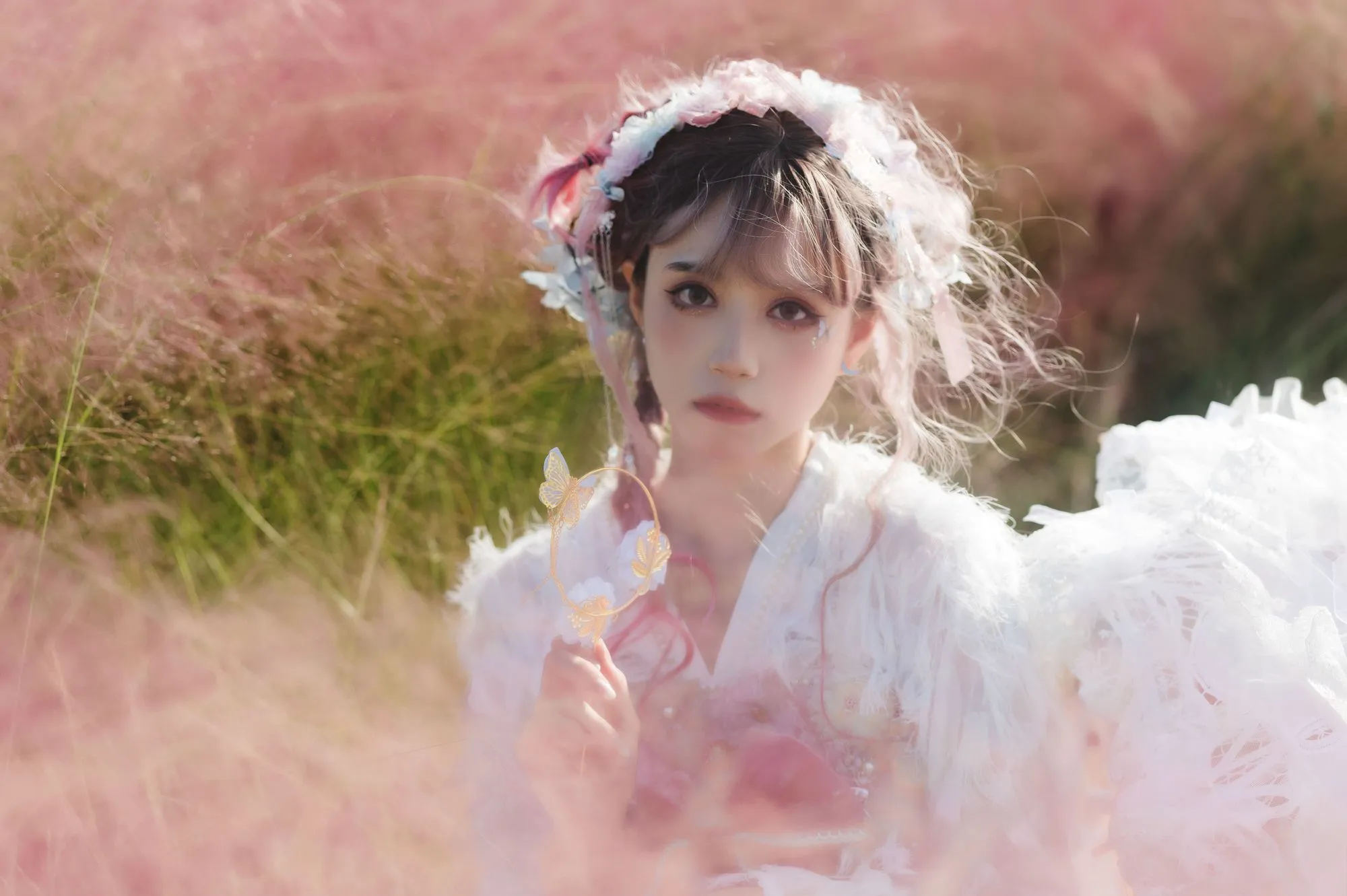 No.026 – 粉色草海 [21P]-图妖社