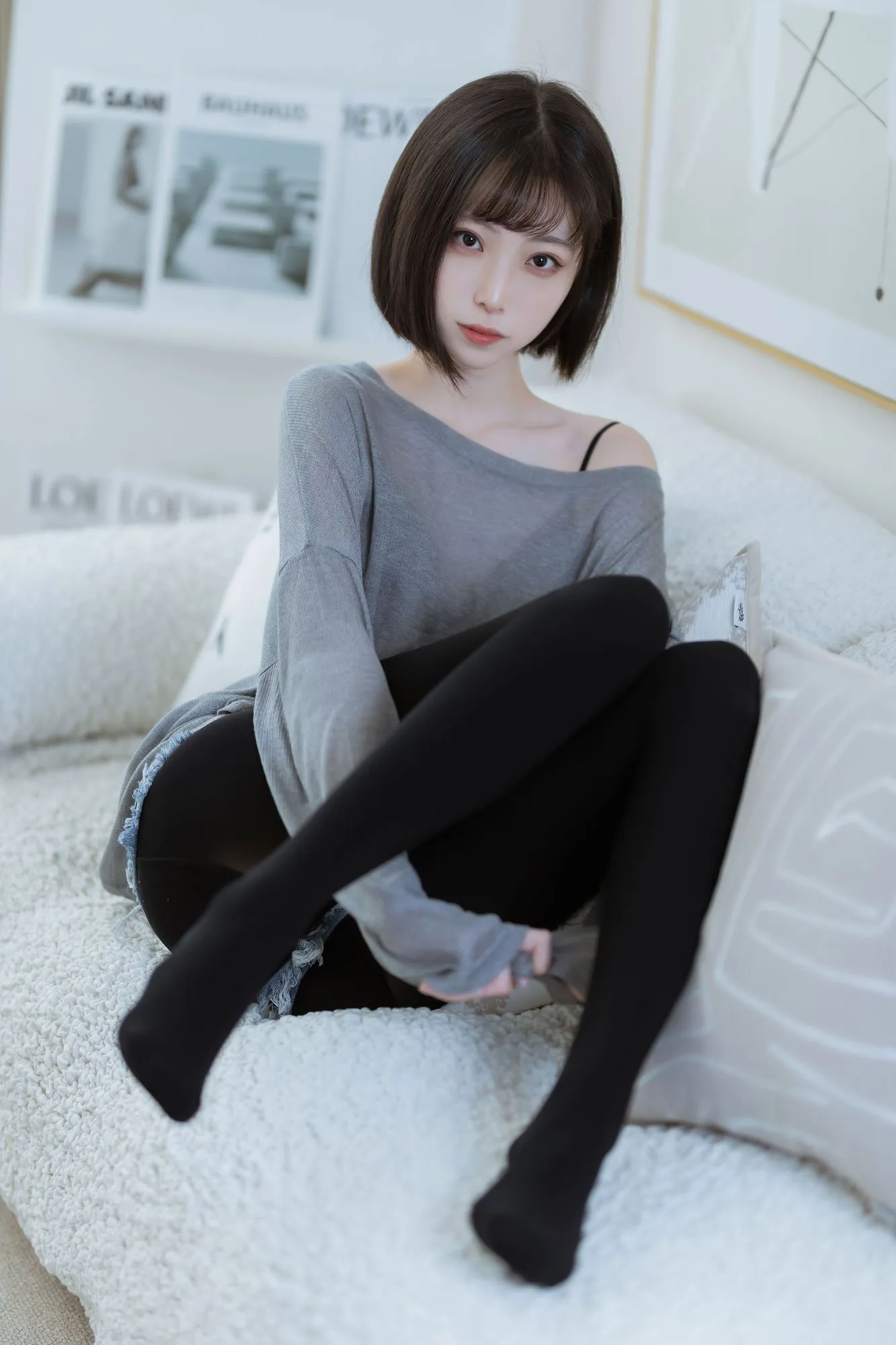 图片[3]-No.027 – 半透毛衣 [40P]-coswz-cos王者