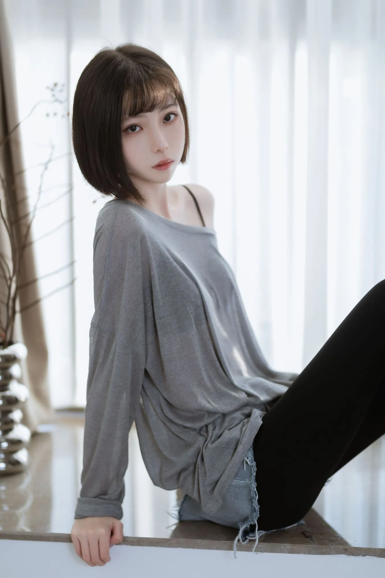 No.027 – 半透毛衣 [40P]-图妖社