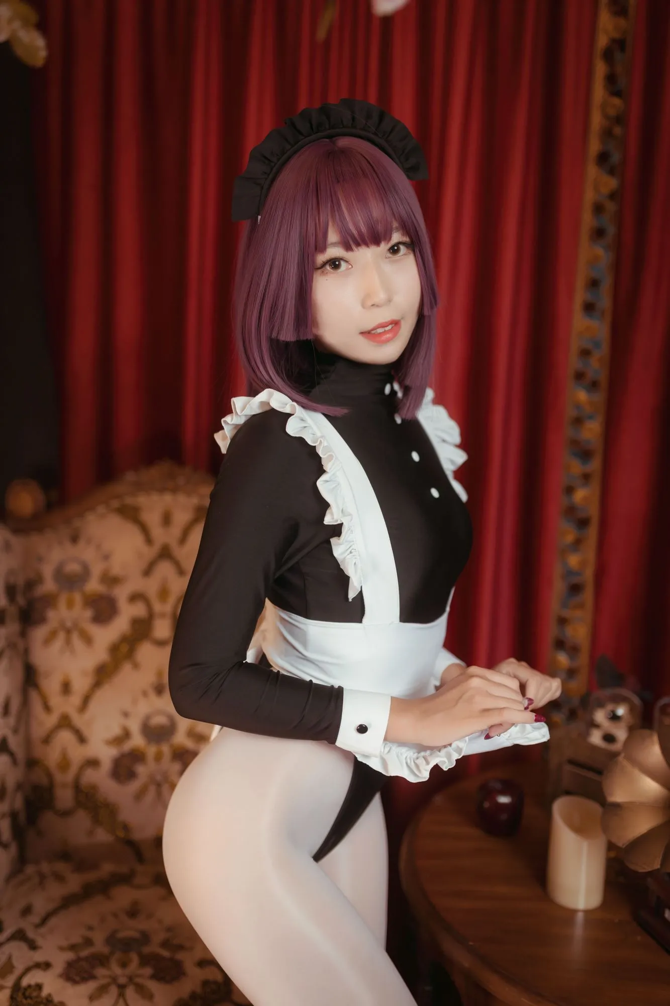 No.027 – 高叉女仆 [25P]-图妖社