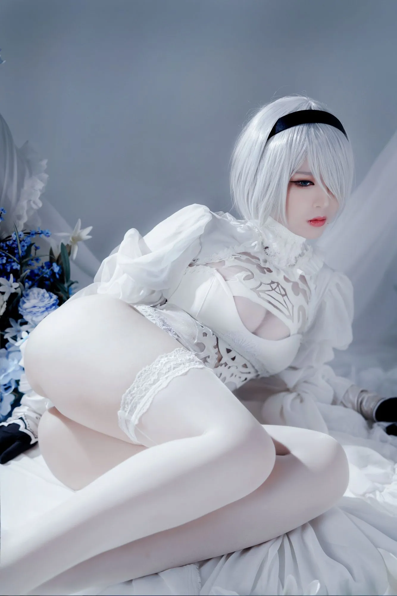 图片[3]-No.030-Automataヨルハ二号B型 白いドレス [51P]-coswz-cos王者