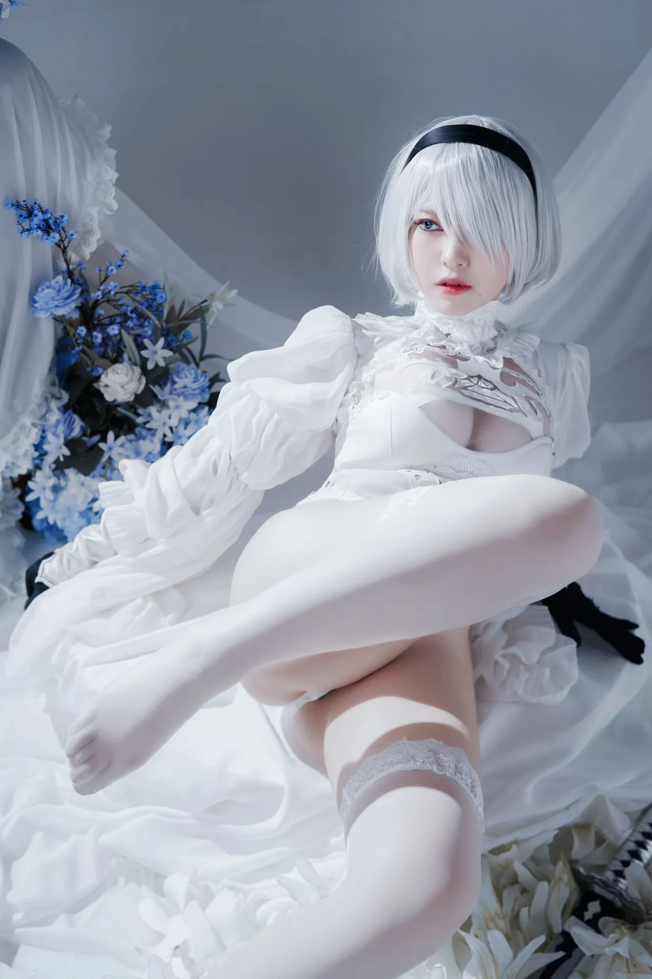 No.030-Automataヨルハ二号B型 白いドレス [51P]-图妖社